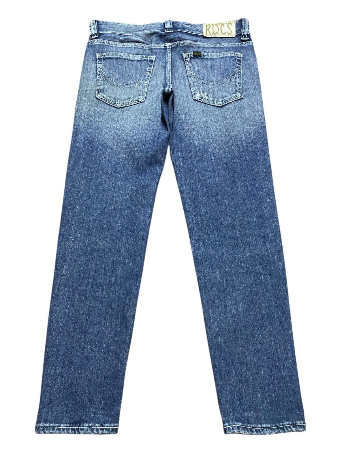 Vintage Vinage Rodeo Crown Japan Distressed Skinny Jeans Size US 30 / EU 46 - 2 Thumbnail