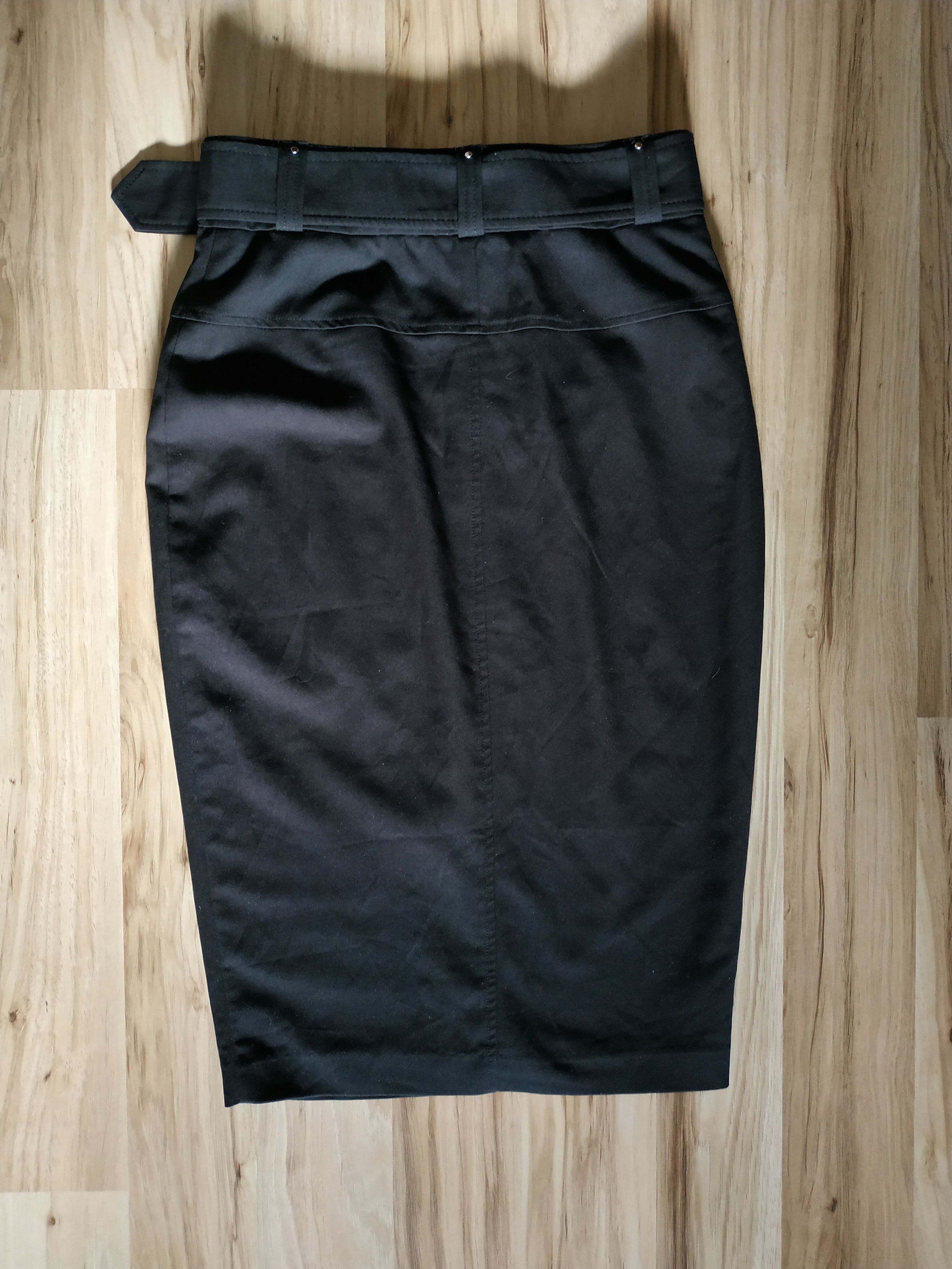 Jean Paul Gaultier Jaen Paul Gaultier Women's Pencil Midi Belted Skirt, s.SMALL Size 28" / US 6 / IT 42 - 3 Thumbnail