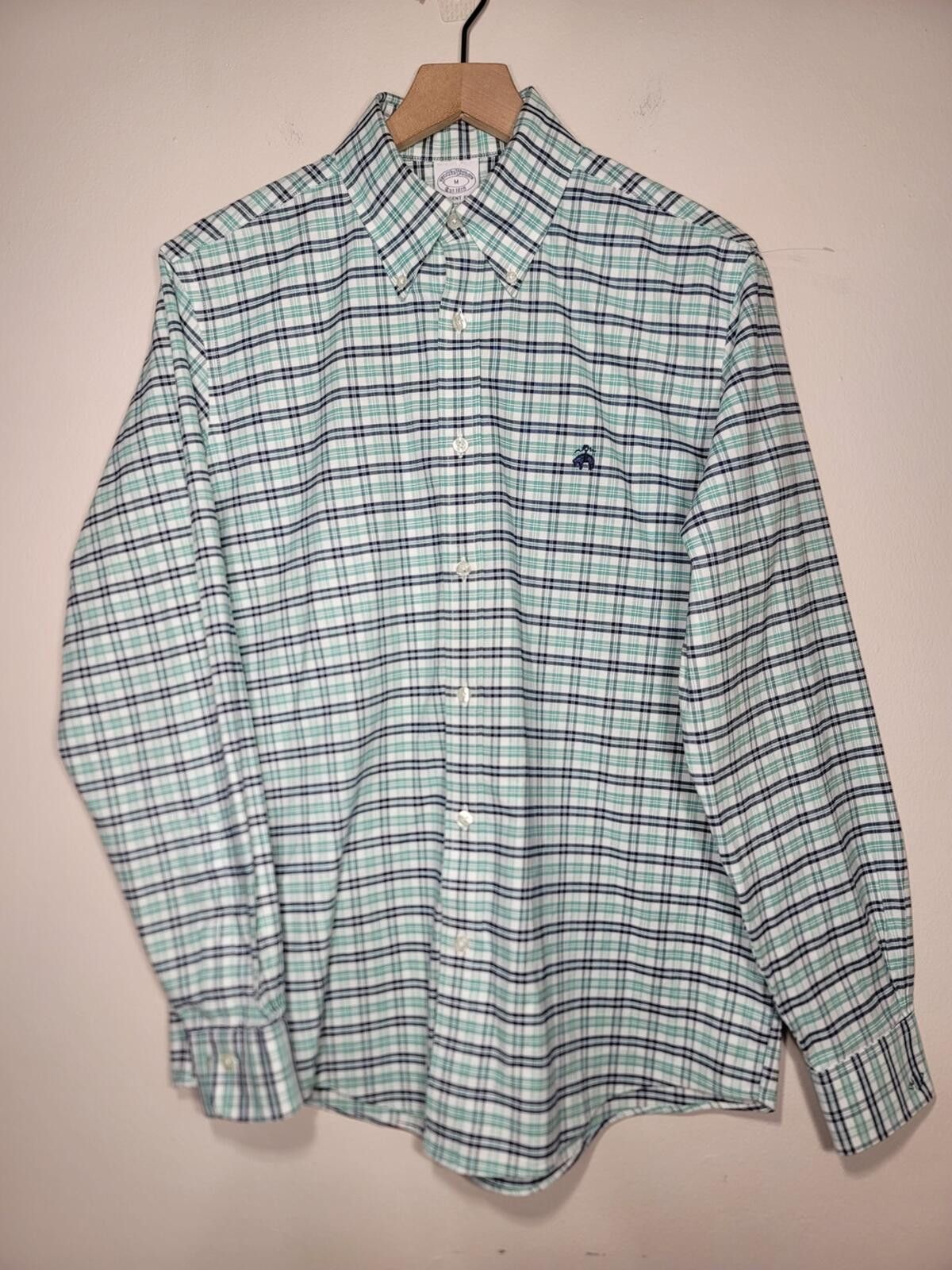 Brooks Brothers Brooks Brothers Regent Fit Plaid Button-Up Sz M Quiet Lux Size US M / EU 48-50 / 2 - 6 Thumbnail