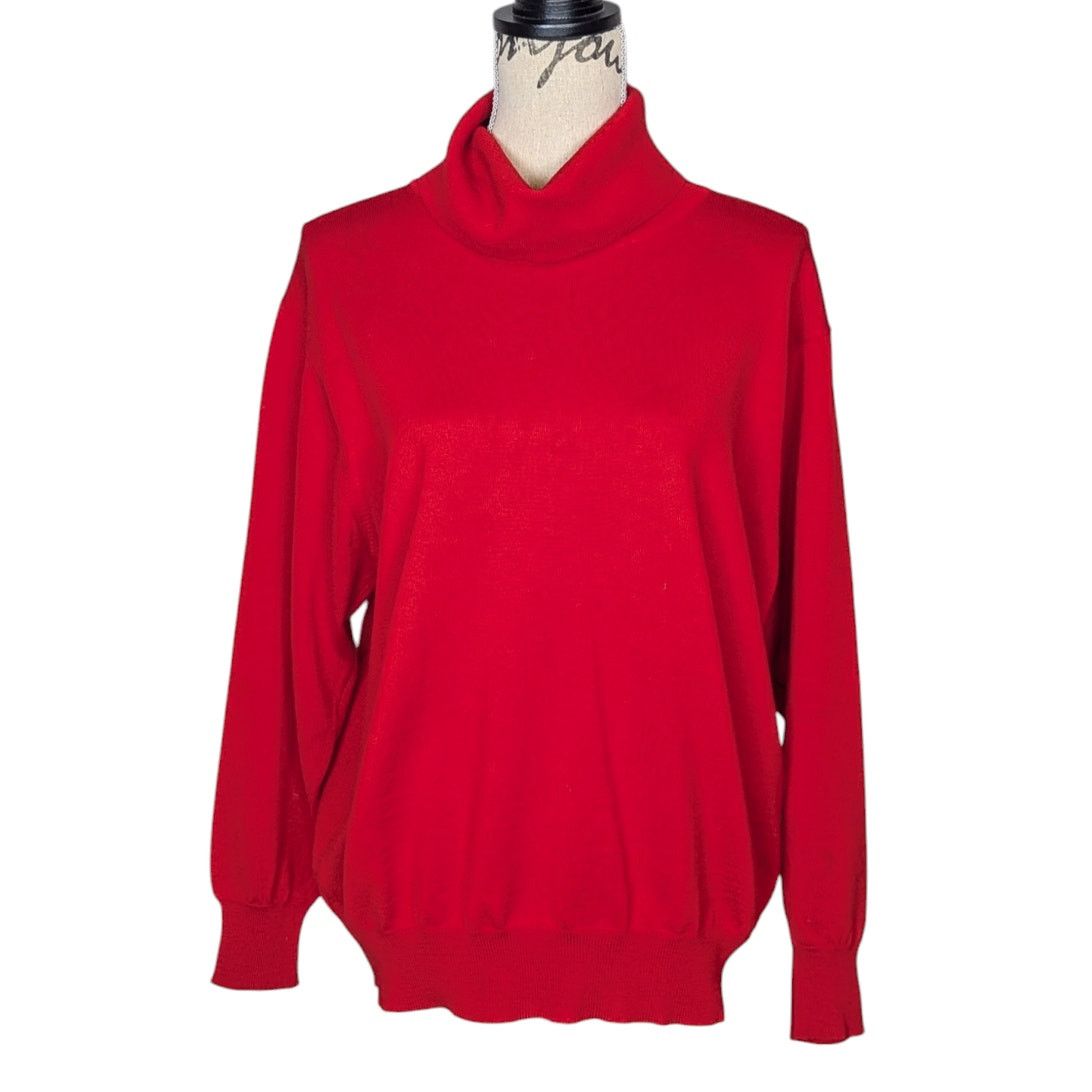 Other Marz Wool Turtleneck Sweater Red Size 14 Size XL / US 12-14 / IT 48-50 - 12 Thumbnail