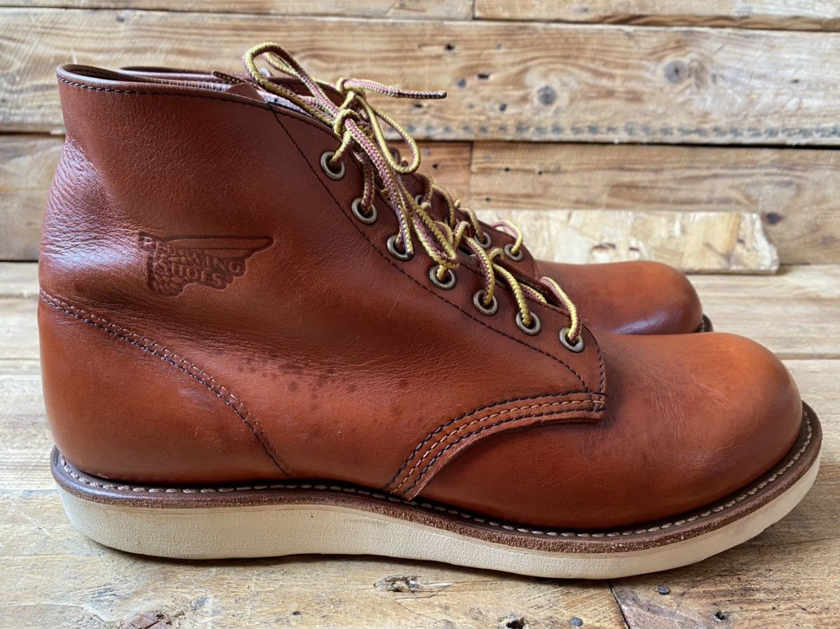 Red Wing Redwing Heritage round toe brown leather boots Uk 8 US9 Size US 9 / EU 42 - 3 Thumbnail
