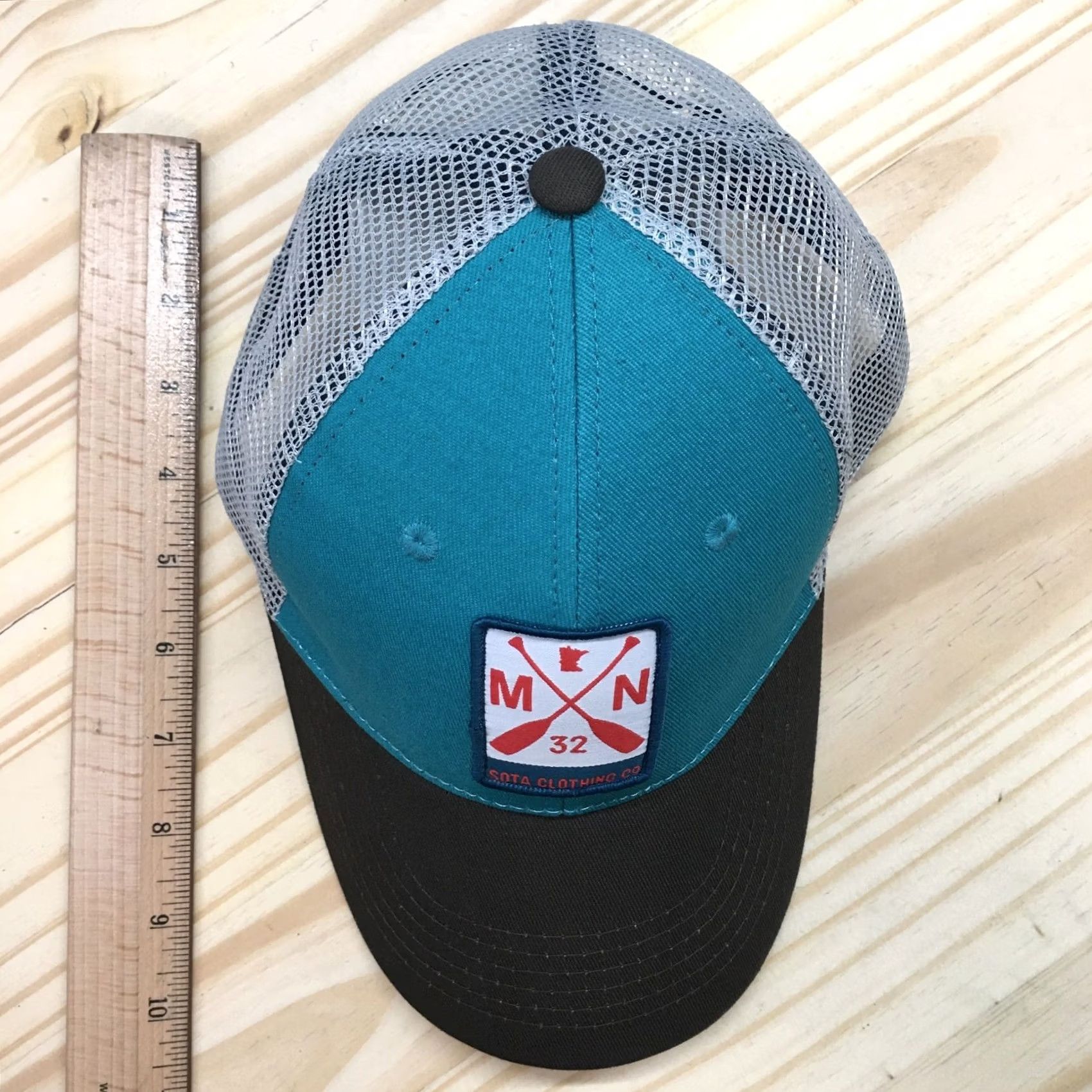 Vintage Sota Clothing Trucker Hat Mens Blue OS Curved Brim Embroidered Logo Minnesota Size ONE SIZE - 3 Thumbnail