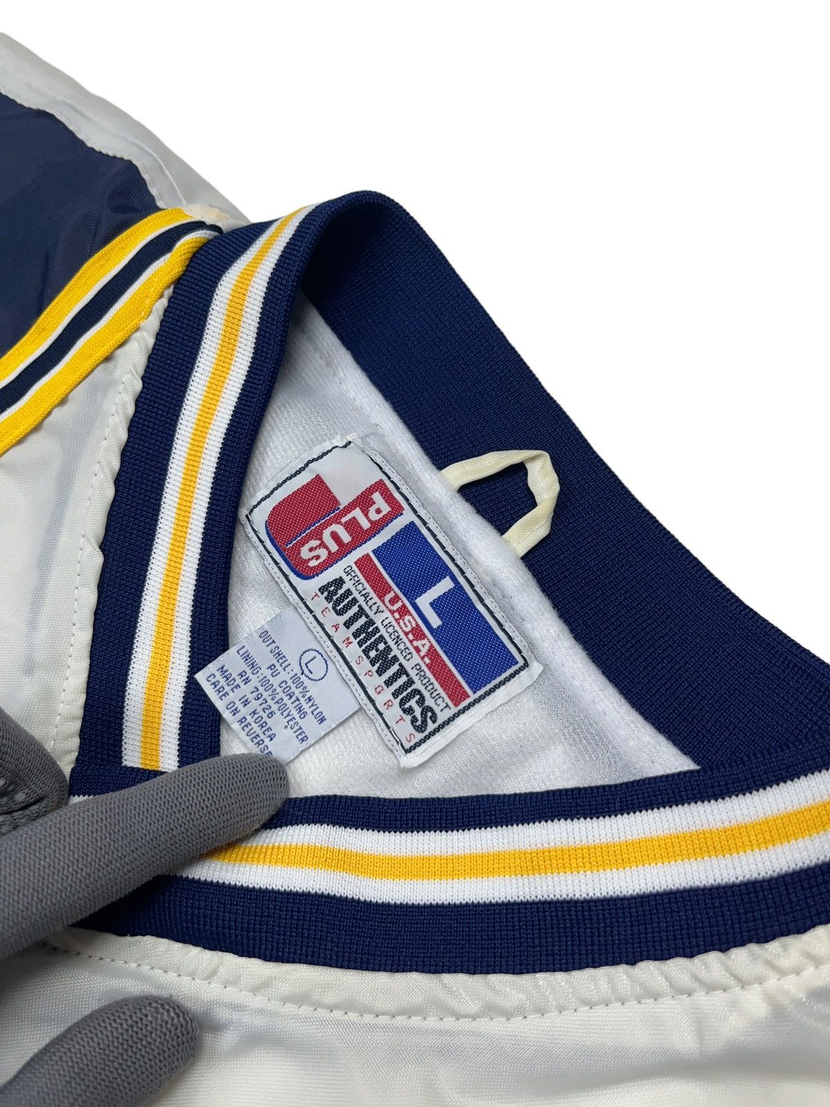NFL Vintage Michigan Wolverines Made in Korea J Plus Jacket Size US L / EU 52-54 / 3 - 6 Thumbnail
