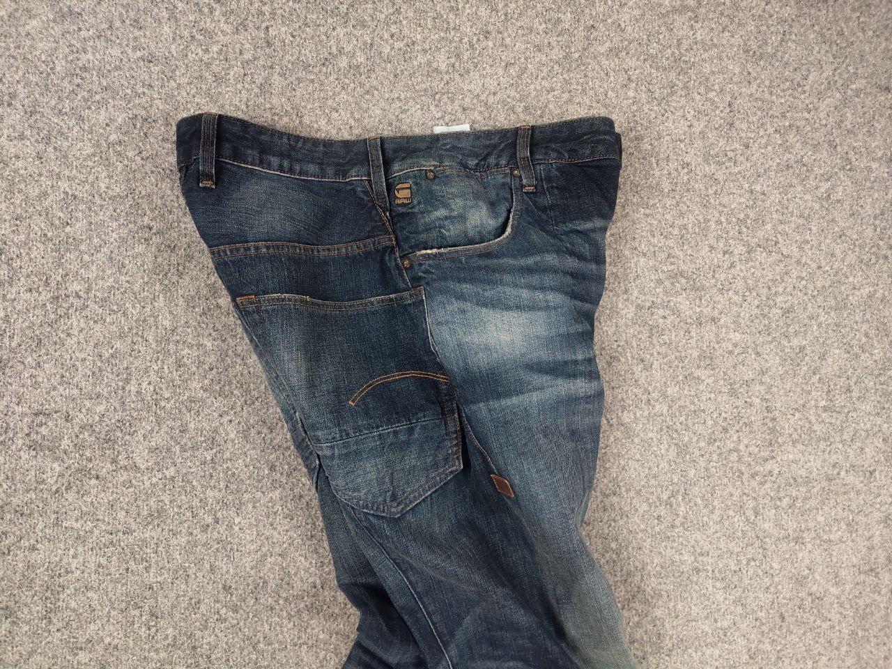 G-Star G Star Raw lanc 3d tapered Faded Denim Jeans Vintage LGB Size US 34 / EU 50 - 10 Thumbnail