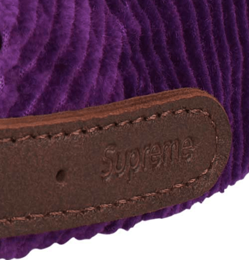 Supreme Supreme Corduroy Camp Cap Purple (FW24) Size ONE SIZE - 3 Thumbnail