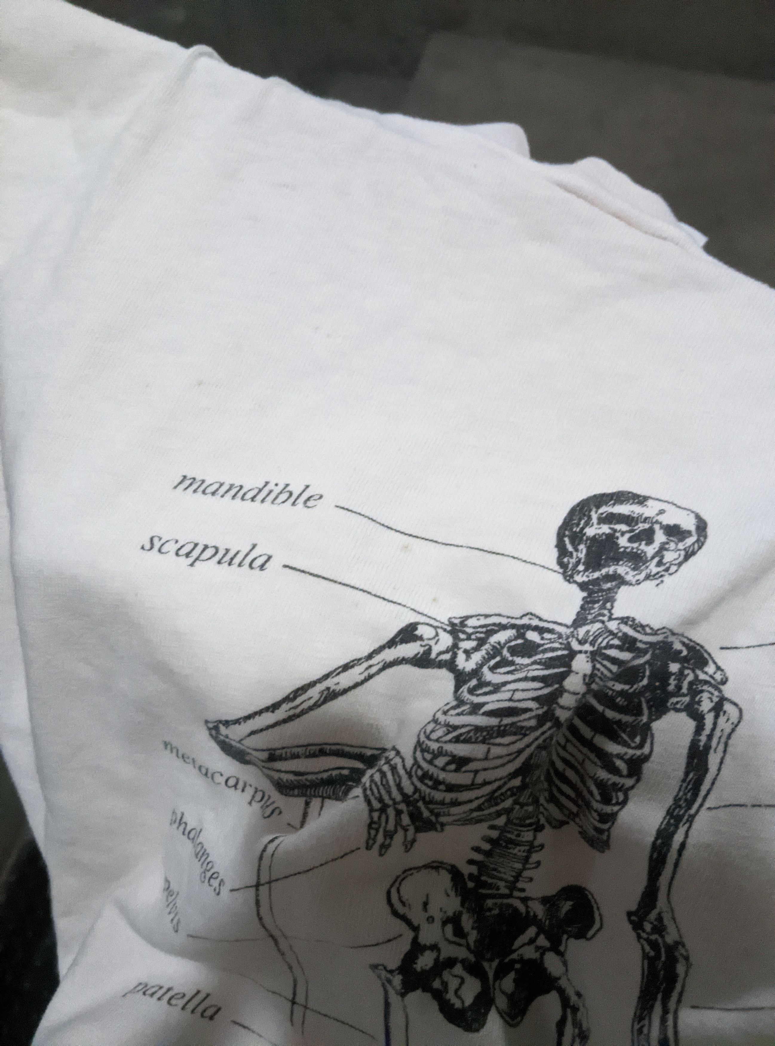 Vintage Vintage 90s anatomical chart synthes t shirt Size US XL / EU 56 / 4 - 12 Thumbnail