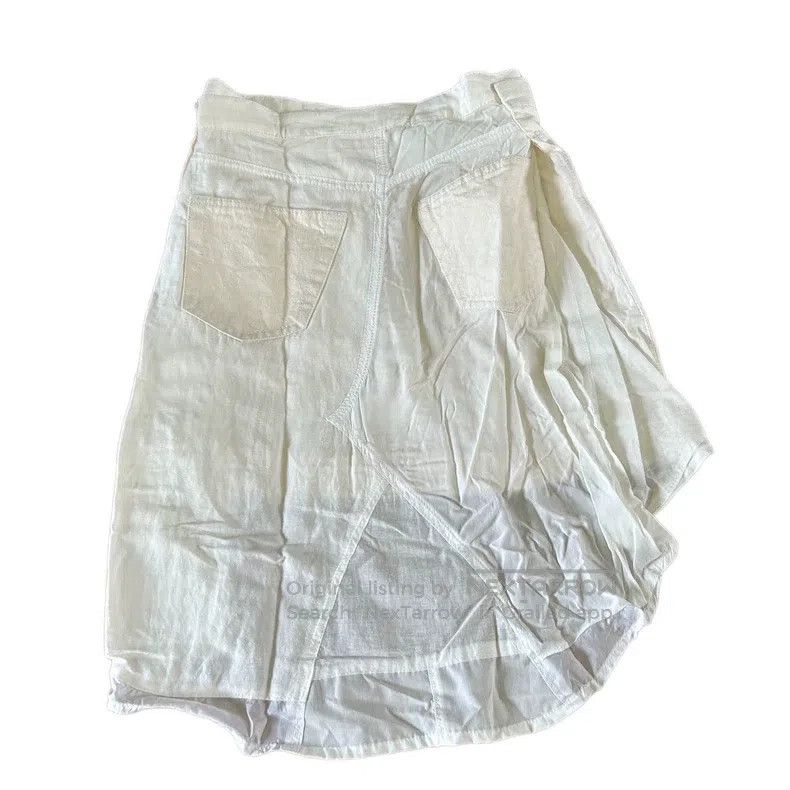 Comme des Garcons Comme Des Garcons size S Asymmetrical White Short Skirt Size 24" / US 00 / IT 34 - 8 Thumbnail
