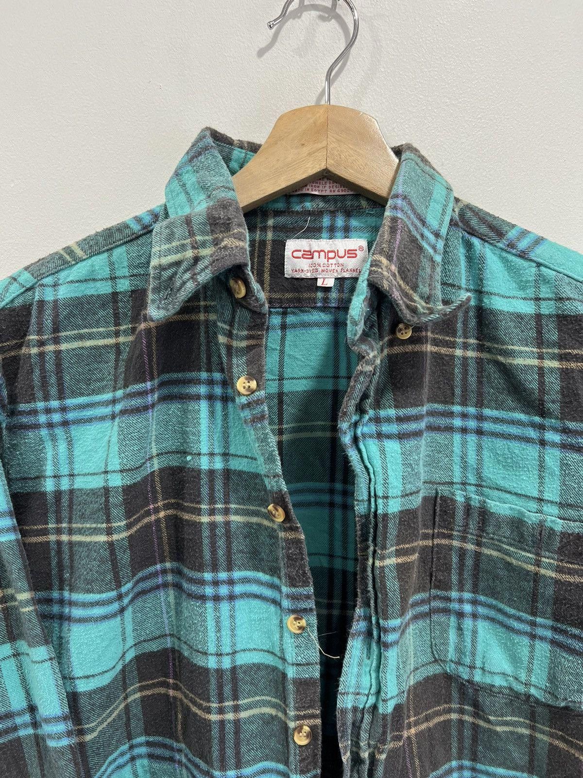 Vintage Vintage Campus Button Up Plaid Shirt green Size US S / EU 44-46 / 1 - 3 Thumbnail