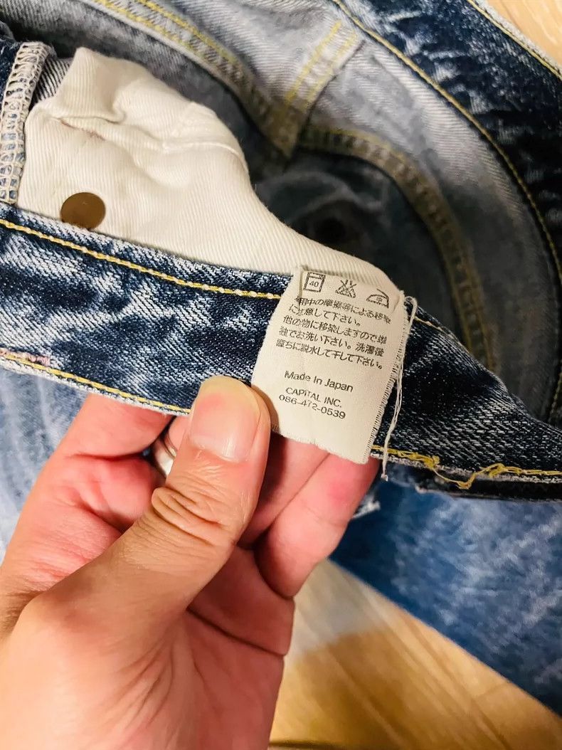 Kapital Kapital Distressed Patch Boro Jeans Size US 32 / EU 48 - 9 Thumbnail