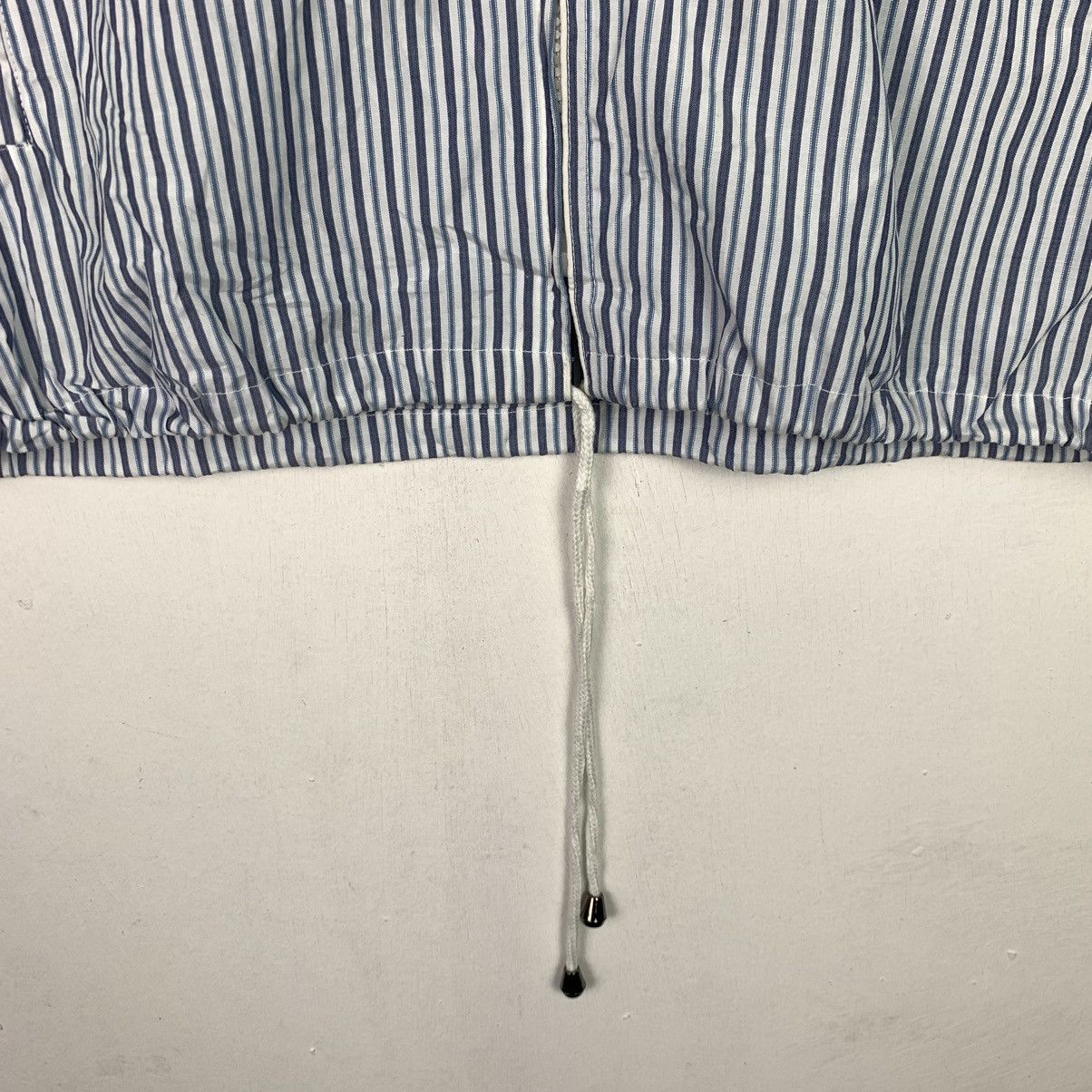 Japanese Brand Striped Full zipper Jacket with Hood Size US M / EU 48-50 / 2 - 6 Thumbnail