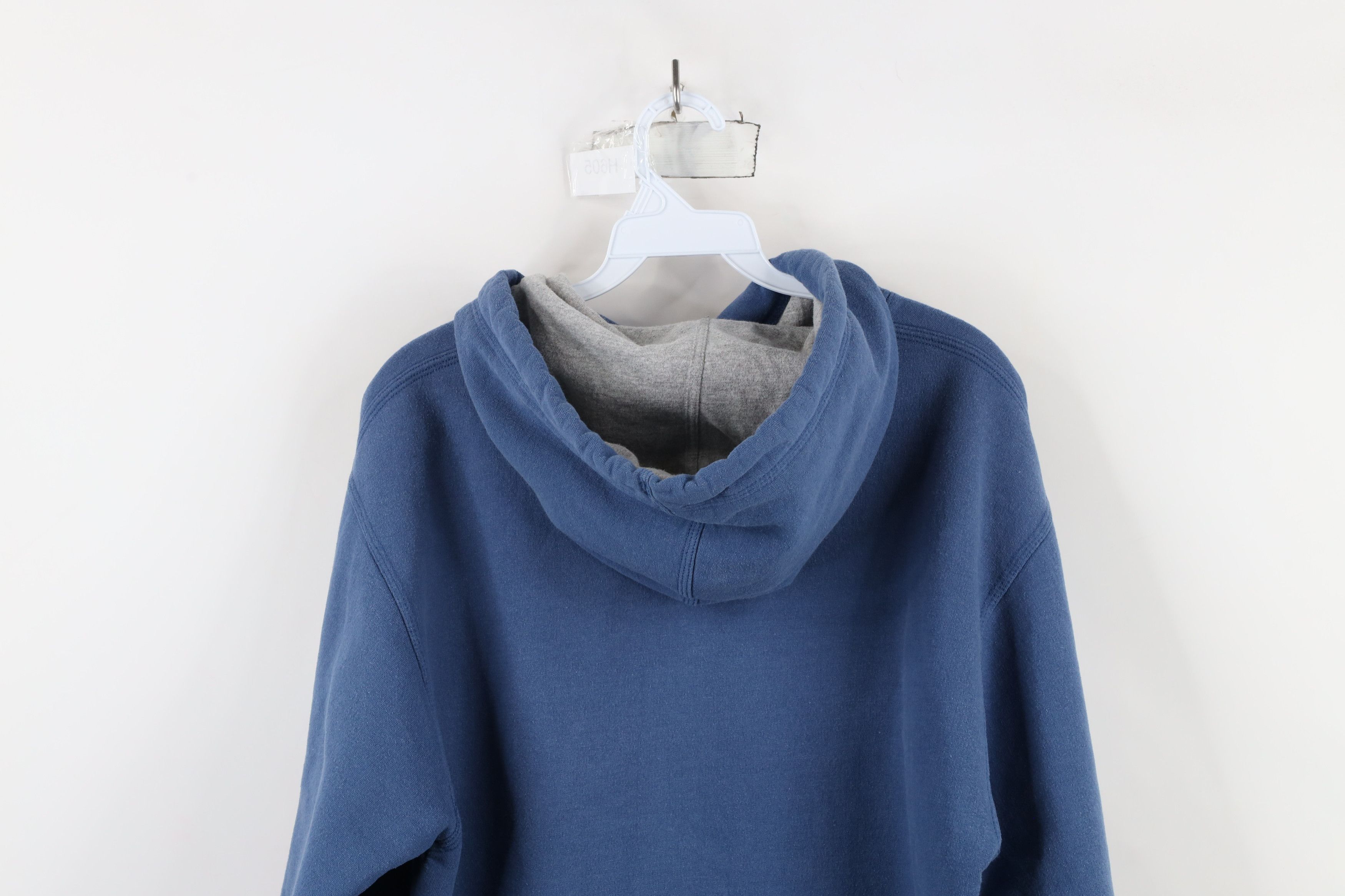 Champion × Vintage Vintage Champion Sun Faded Monochrome Hoodie Sweatshirt Blue Size US M / EU 48-50 / 2 - 12 Thumbnail