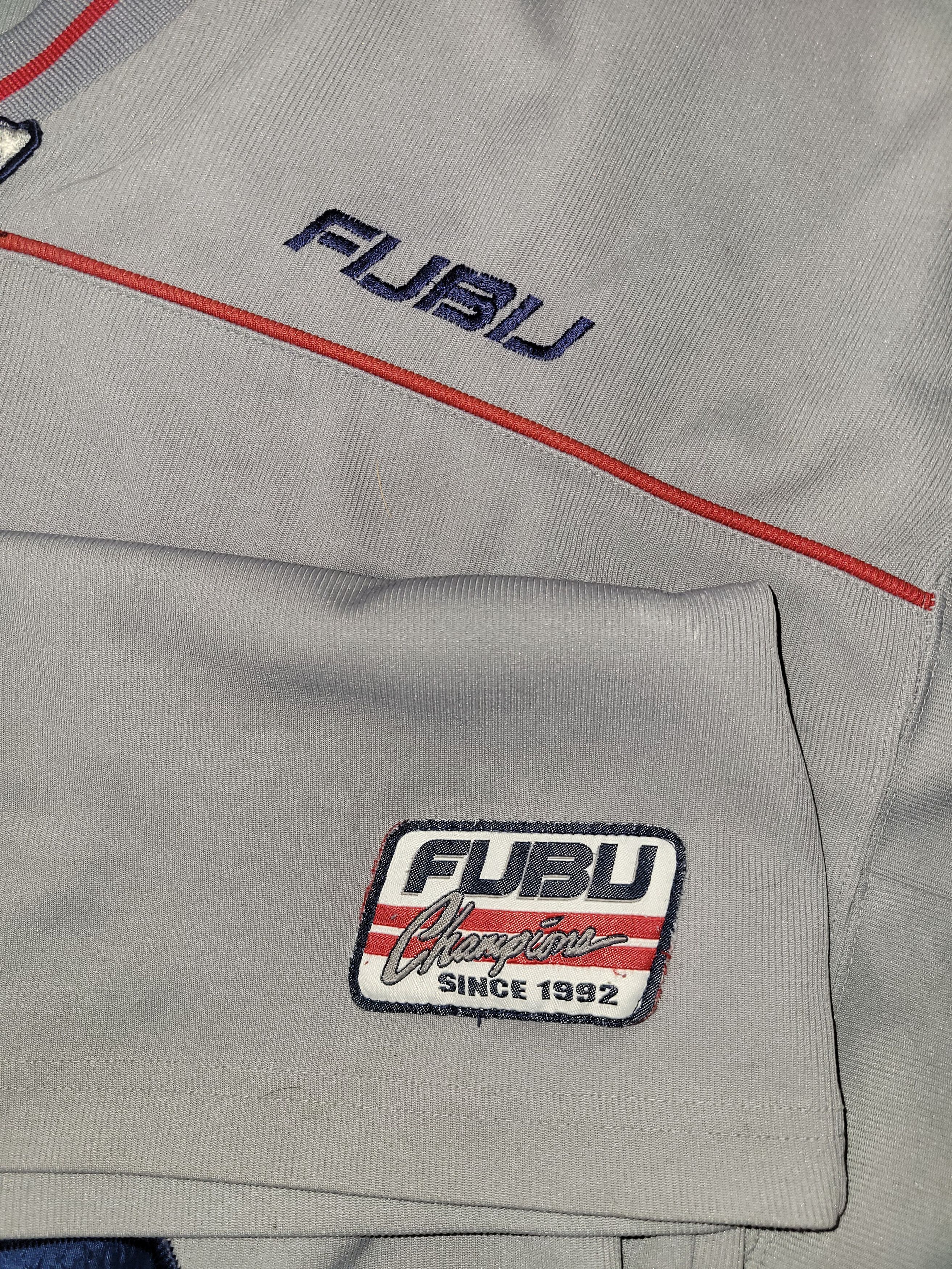 Fubu Vintage Fubu Jersey Large Grey Athleisure Streetwear Y2K Size US L / EU 52-54 / 3 - 5 Thumbnail