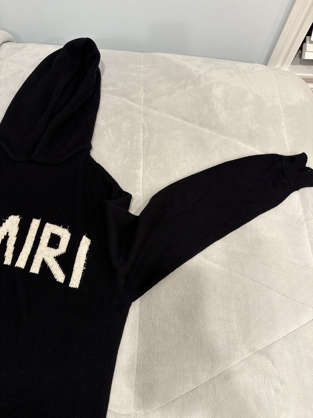 Amiri amiri black knit sweater Size US L / EU 52-54 / 3 - 3 Thumbnail