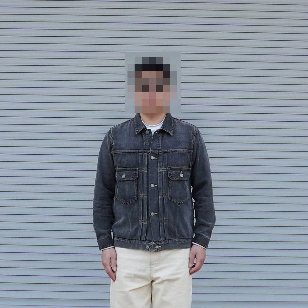 Visvim VISVIM 101 JKT Damaged Denim Jacket Black Size 2 Size US M / EU 48-50 / 2 - 1 Thumbnail