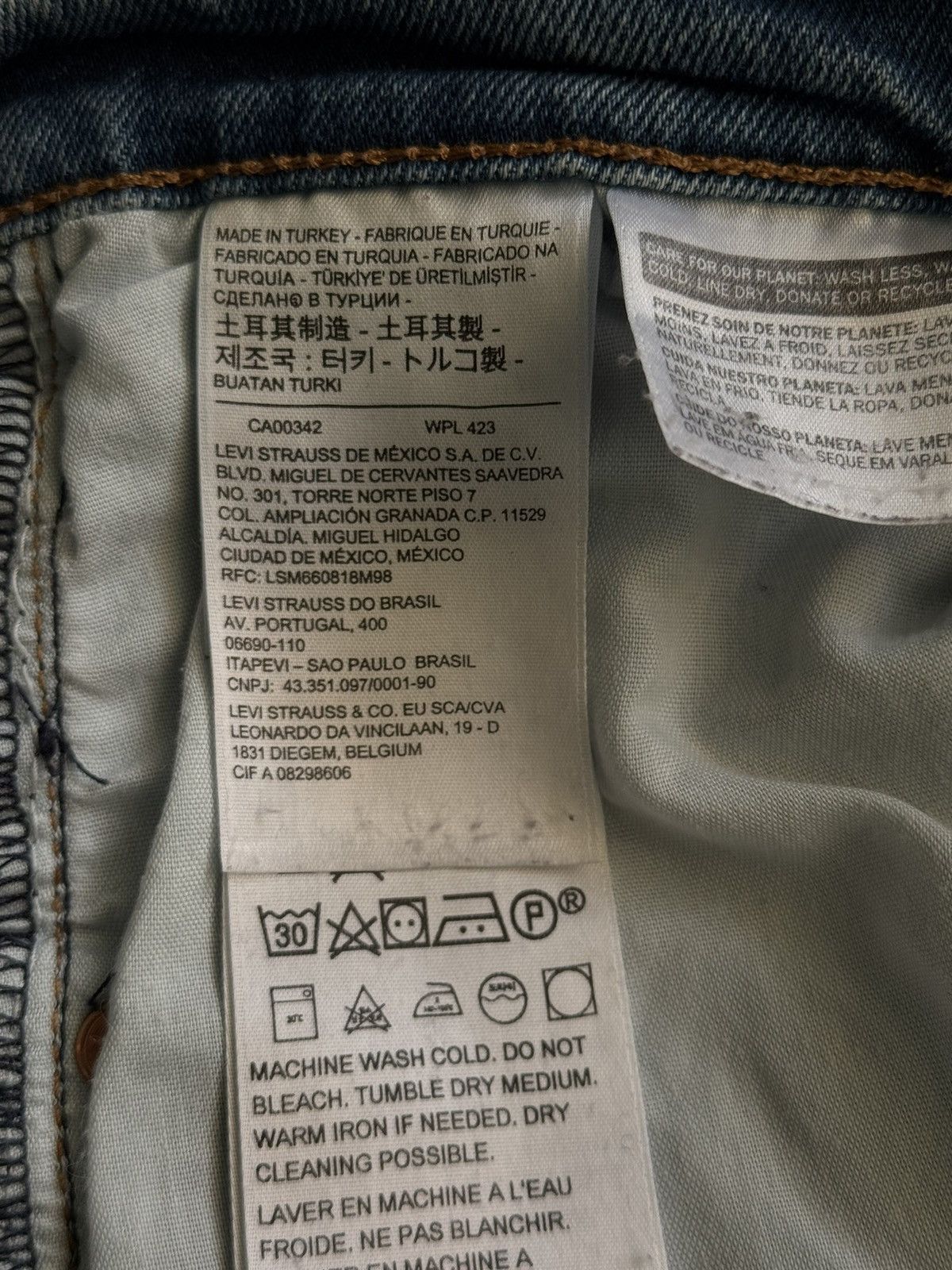 Levi's Levi’s wide leg denim pants jeans Size 31" - 6 Thumbnail