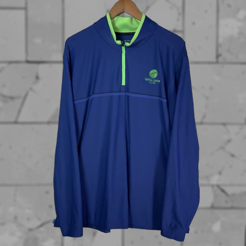 Under Armour Under Armour Pullover Mens 2XL Blue Half-Zip Athletic Loose Size US XXL / EU 58 / 5 - 1 Thumbnail