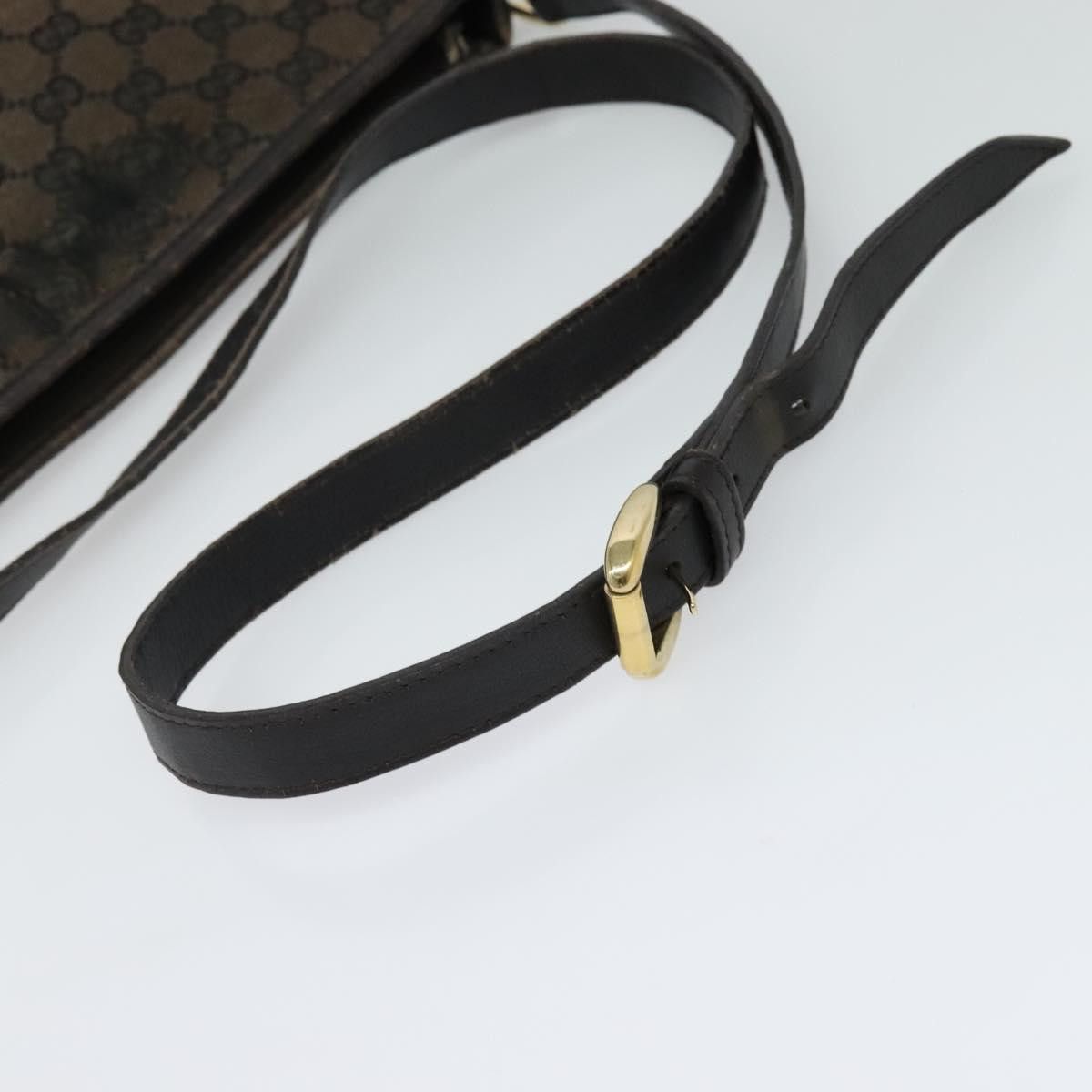 Gucci GUCCI GG Canvas Abbey Shoulder Bag Outlet Brown Gold Size ONE SIZE - 7 Thumbnail