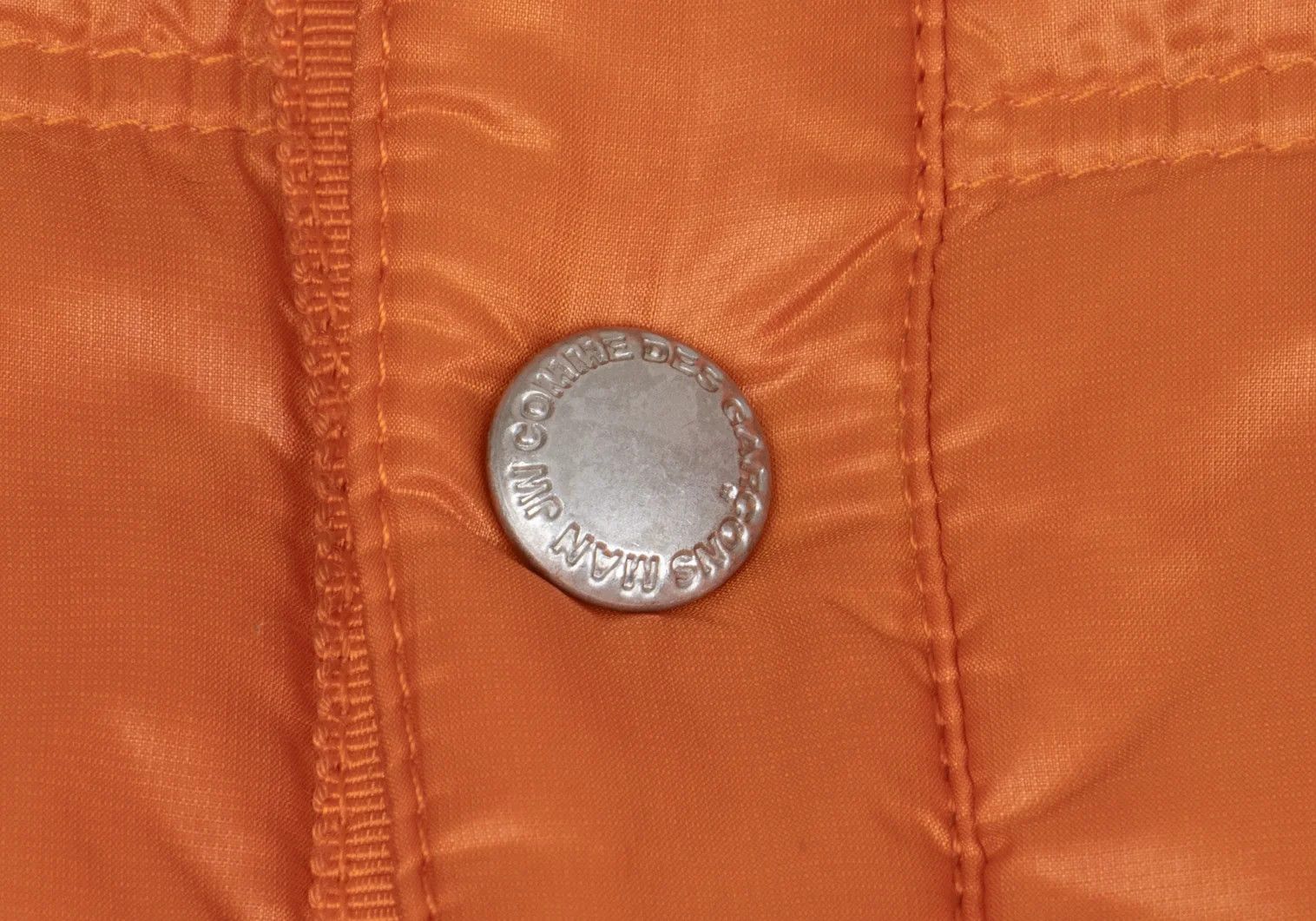 Junya Watanabe Quilted Hybrid Shirt Jacket in Orange, Size XS Size US XS / EU 42 / 0 - 4 Thumbnail
