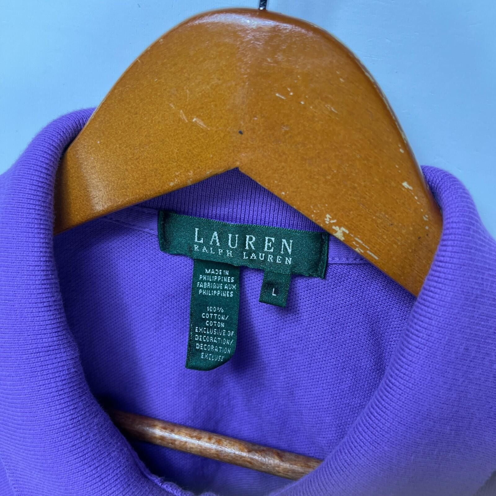 Lauren Ralph Lauren Vintage Lauren Ralph Lauren Crest Shirt Women Large Polo Size L / US 10 / IT 46 - 5 Thumbnail