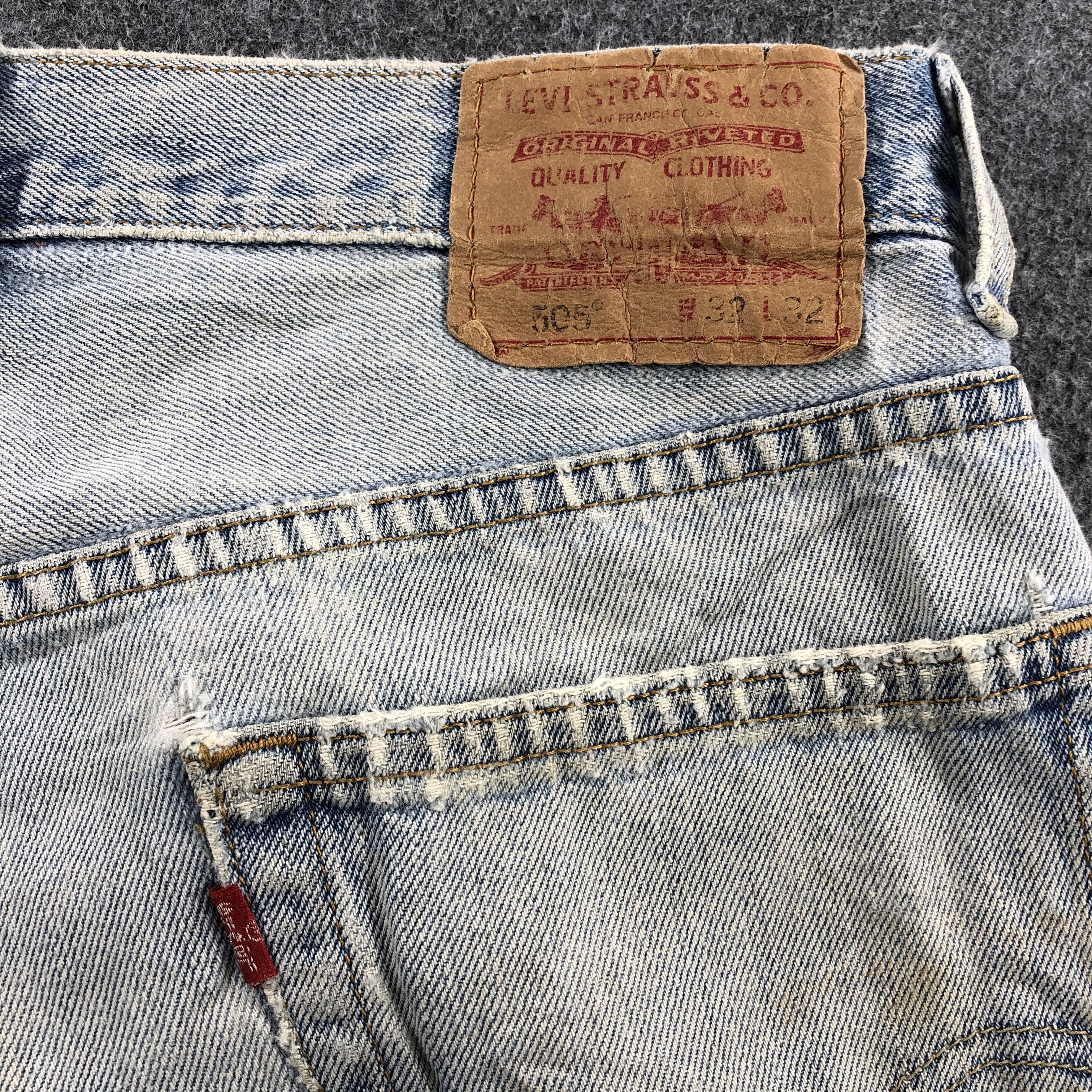 Levi's Vintage Levis Jeans Lot 505 Light Washed Denim-J1011 Size US 32 / EU 48 - 5 Thumbnail