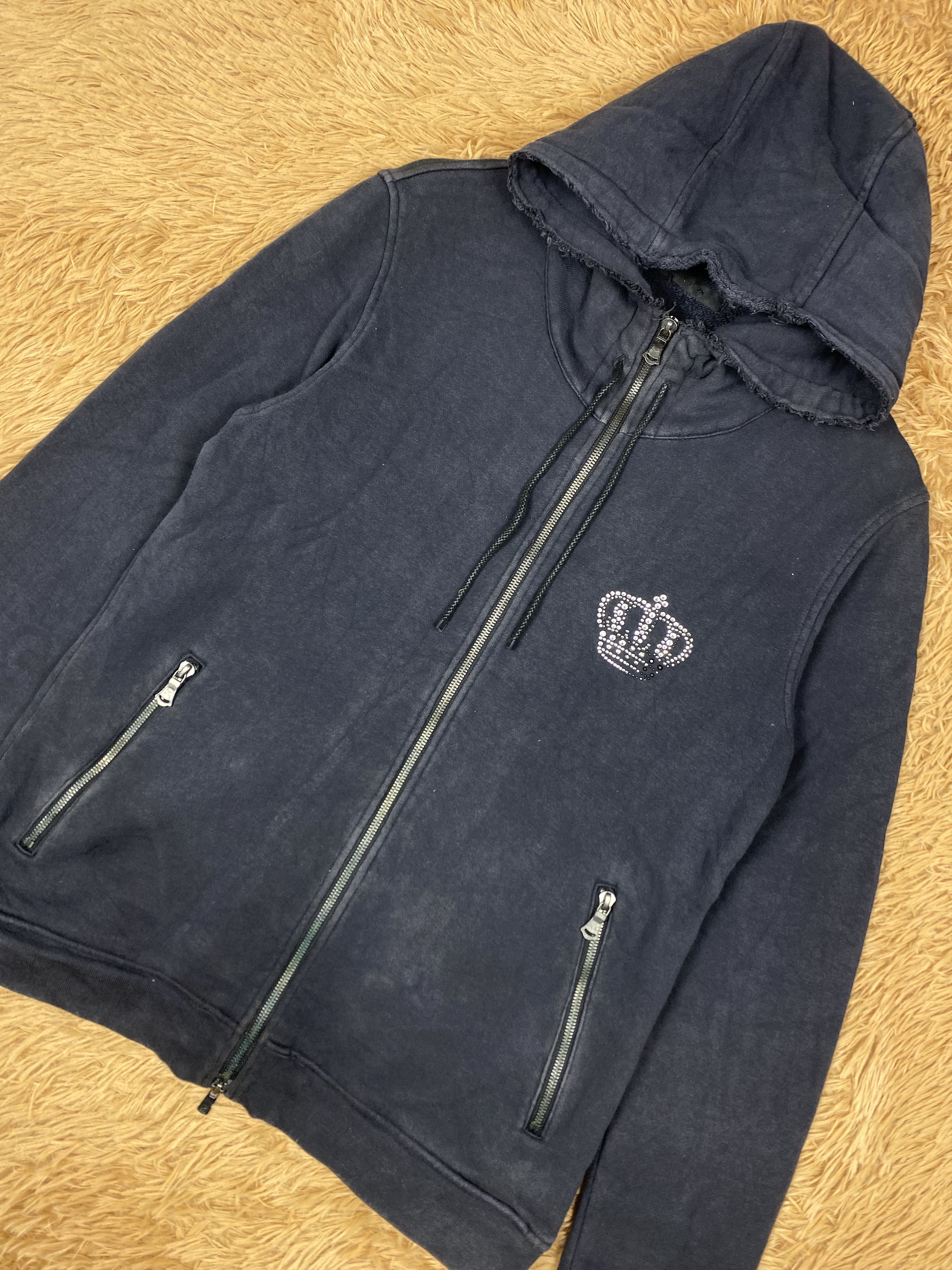 Japanese Brand Vintage Love Peace Zip Up Hoodies DJ0879 Size US L / EU 52-54 / 3 - 2 Thumbnail