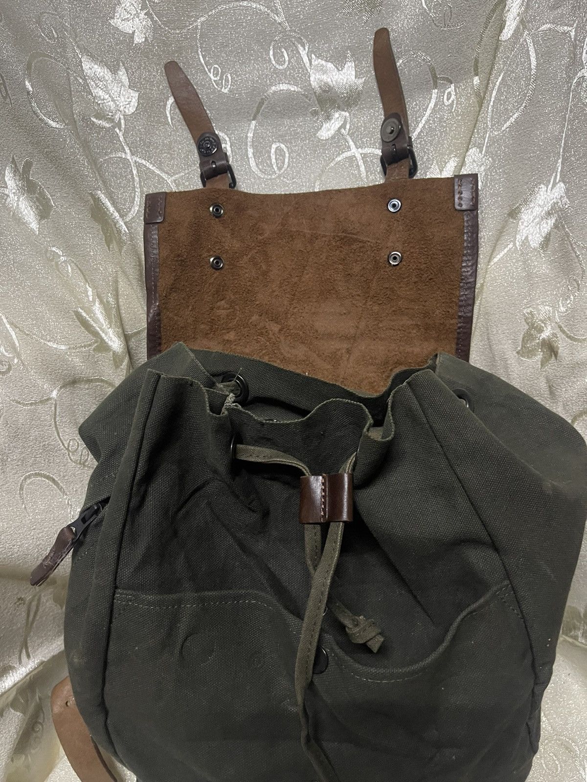 PATINA + STYLE LEATHER RUCKSACK BACKPACK