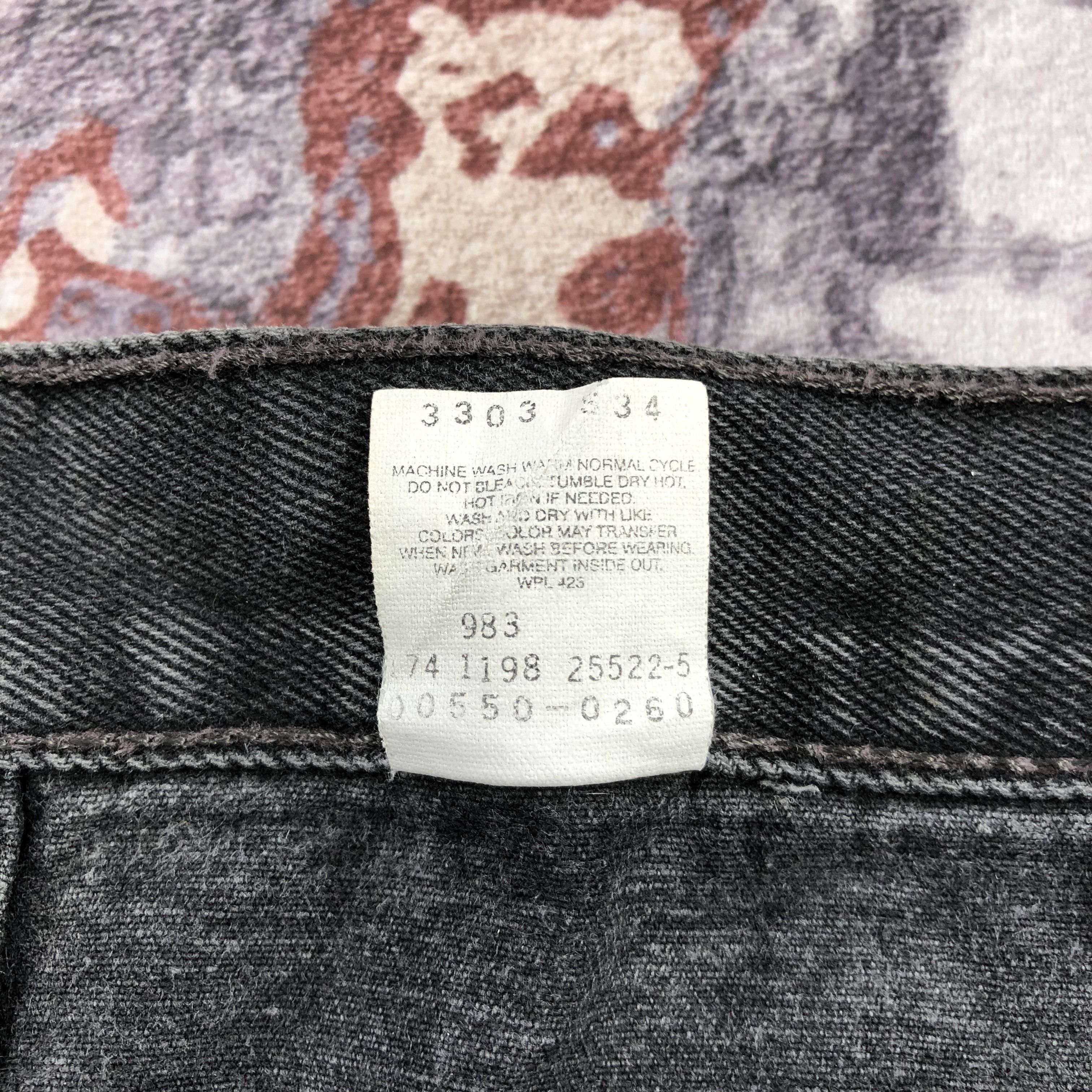 Levi's × Vintage Vintage 90s Faded Black Levis 550 Jeans-JM2571 Size US 40 / EU 56 - 15 Thumbnail