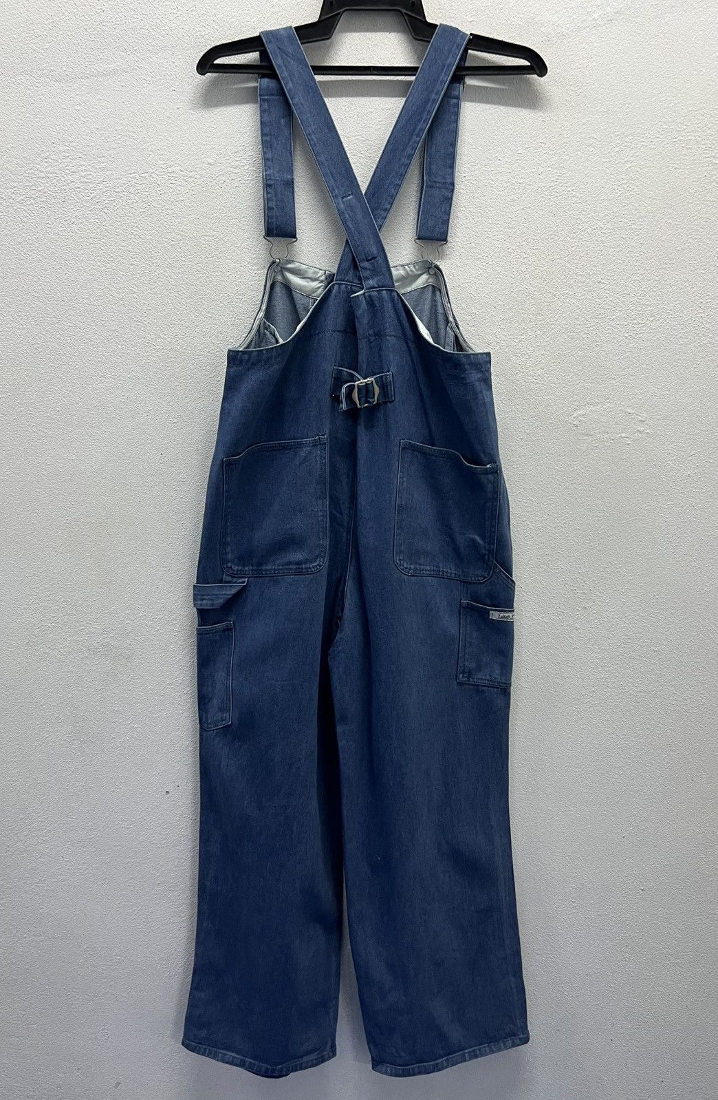 Japanese Brand × Vintage Lakey Park Indigo Denim Overalls Vintage Workwear Style Size US 41 - 2 Thumbnail