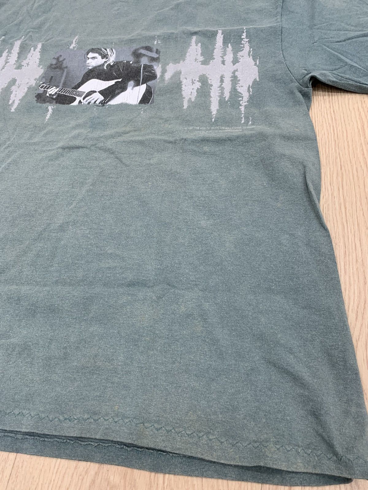Nirvana VTG KURT COBAIN NIRVANA BAND TOUR SHIRT Size US L / EU 52-54 / 3 - 7 Thumbnail
