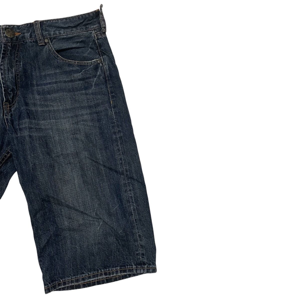 Japanese Brand × Other × Vintage Vintage sukajan koi short denim Size US 33 - 3 Thumbnail