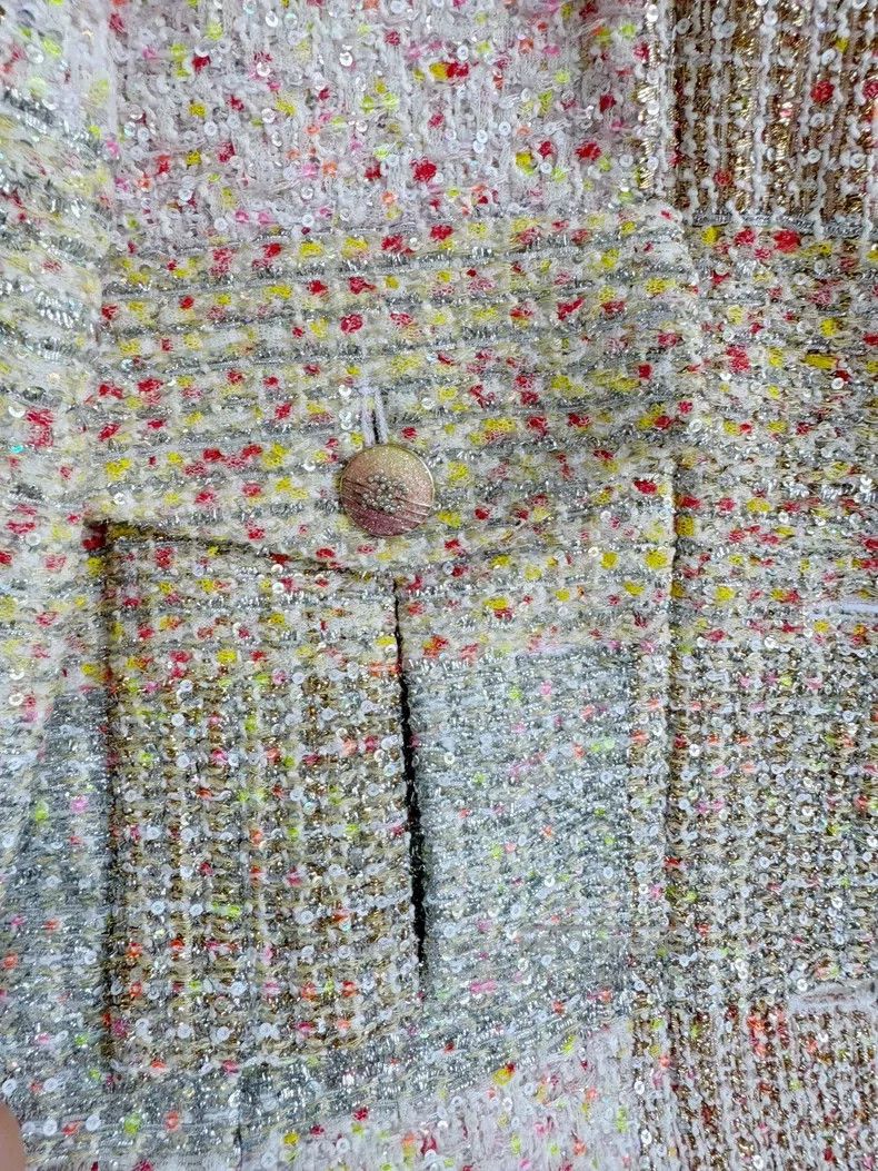 Other Chanel 24C heavy industry coloured metal wire sequin braid Size XXS / US 00 / IT 34 - 6 Thumbnail