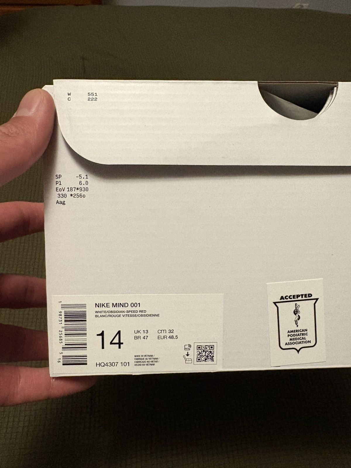 Nike Nike mind slide 001 white/speed red size 14 Size US 14 / EU 47 - 3 Thumbnail
