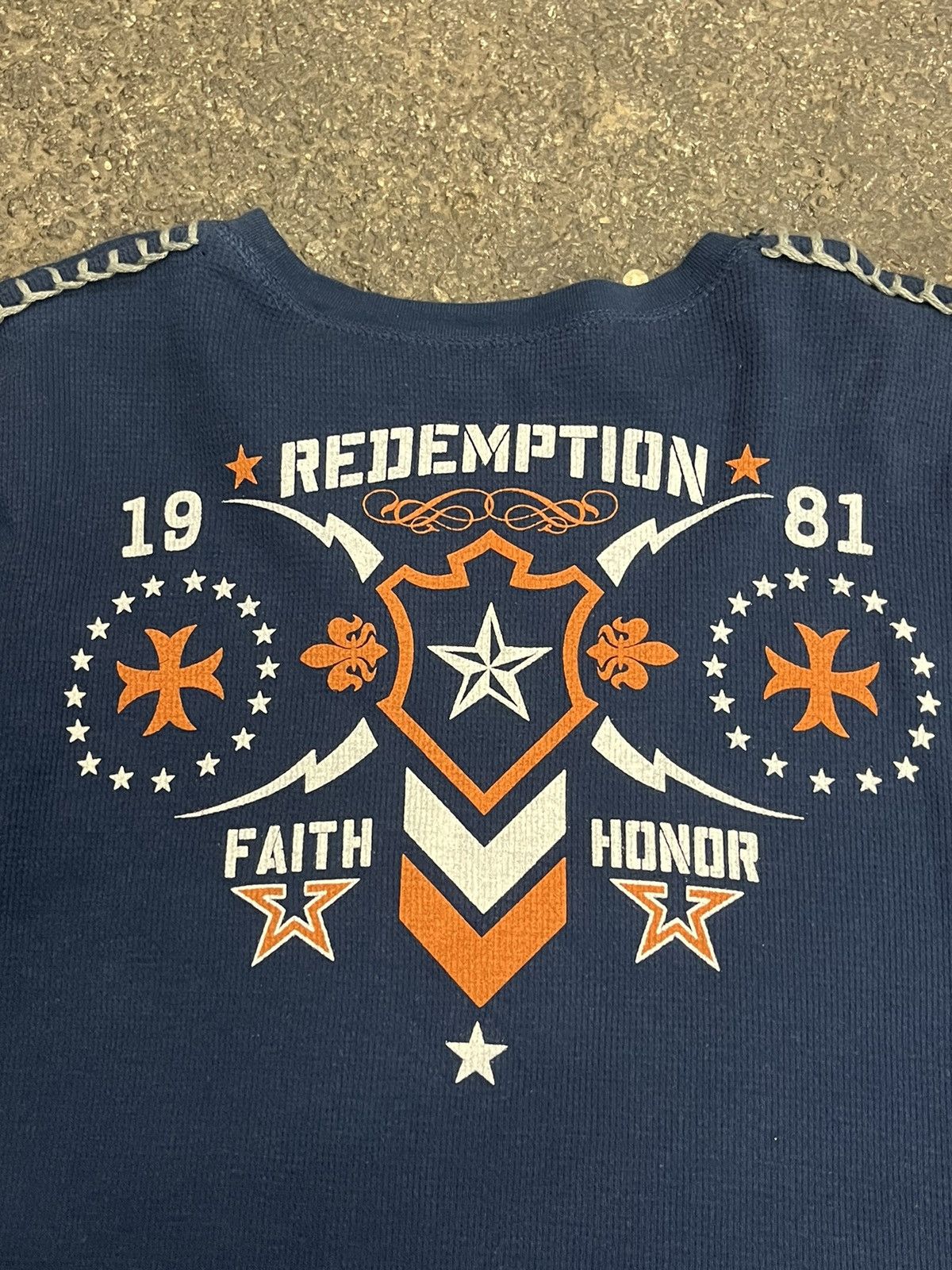 Affliction Affliction style grunge thermal long sleeve skater hype y2k Size US XL / EU 56 / 4 - 6 Thumbnail