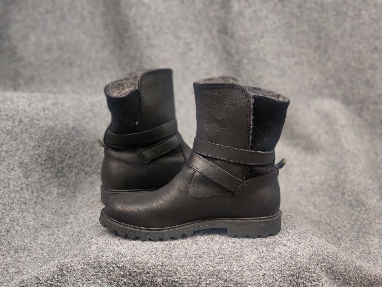Barbour Barbour Sycamore Leather Waterproof Fur Lined Ankle Boots Size US 7 / IT 37 - 10 Thumbnail
