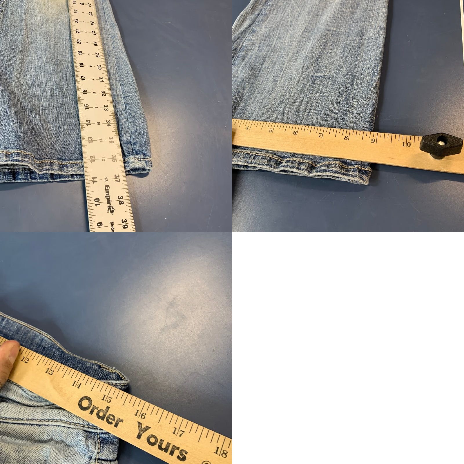 BKE BKE Payton Denim Bootcut Jeans Womens 27x29.5 Light Wash Mid Rise Stretch Size 27" / US 4 / IT 40 - 9 Thumbnail