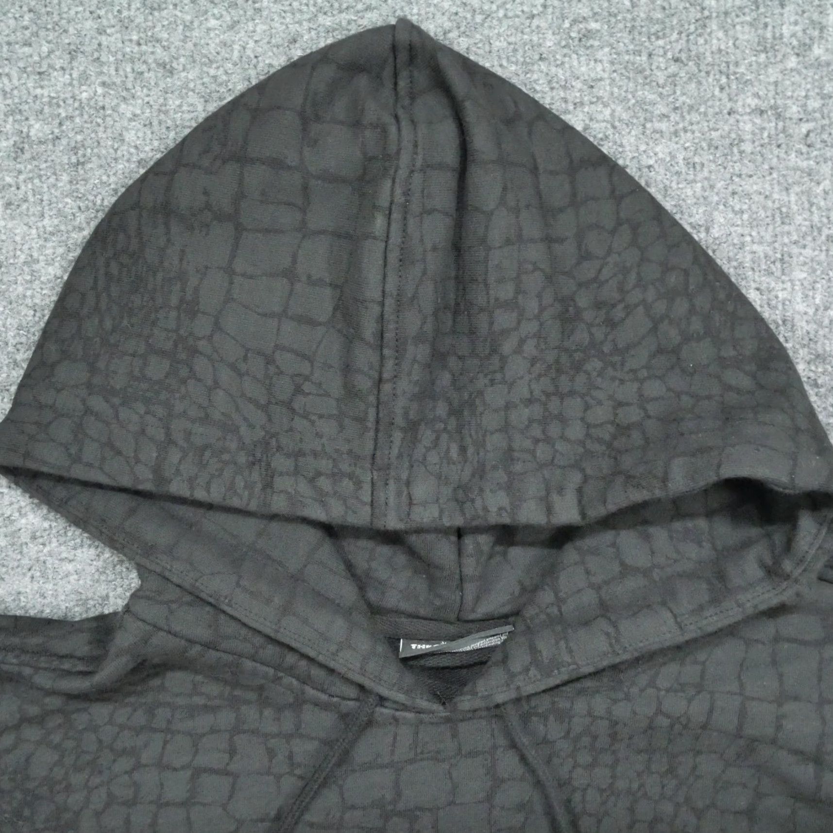 The Hundreds The Hundreds Hoodie Mens Large Black Snake Alligator Skin Logo Hooded Pullover Y2K Size US L / EU 52-54 / 3 - 5 Thumbnail