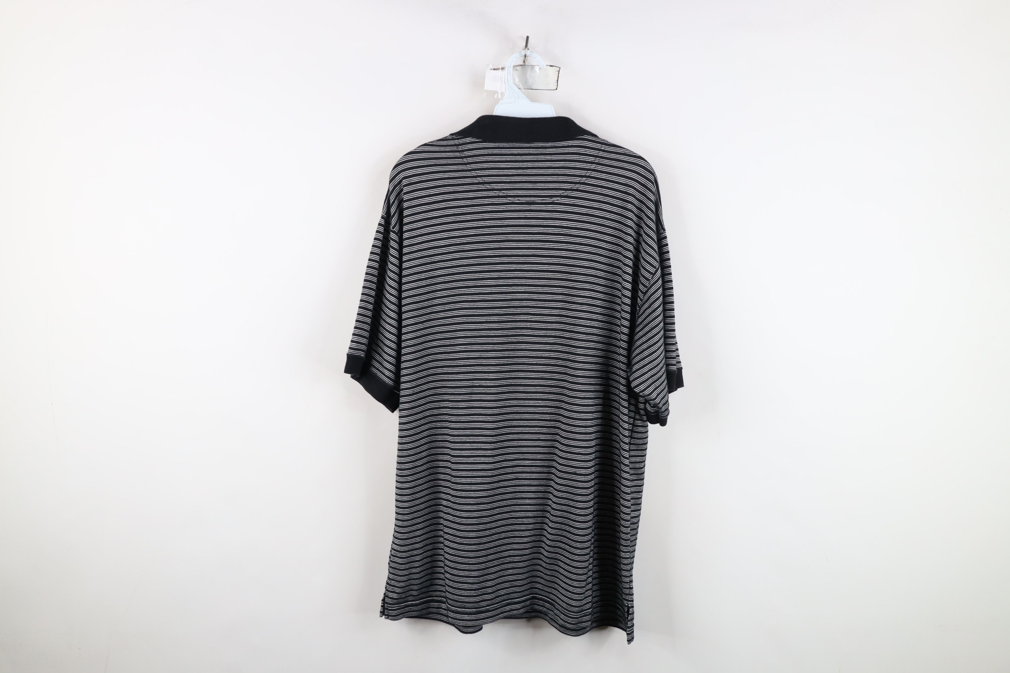 Vintage Vintage 90s Streetwear Knit Baggy Fit Golf Polo Shirt Black Size US S / EU 44-46 / 1 - 9 Thumbnail
