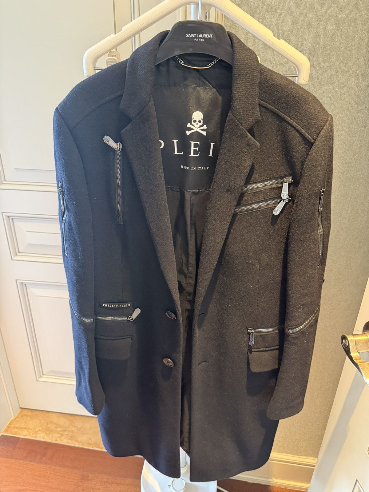 Philipp Plein black zips sport.coat.size46 Size US S / EU 44-46 / 1 - 2 Thumbnail
