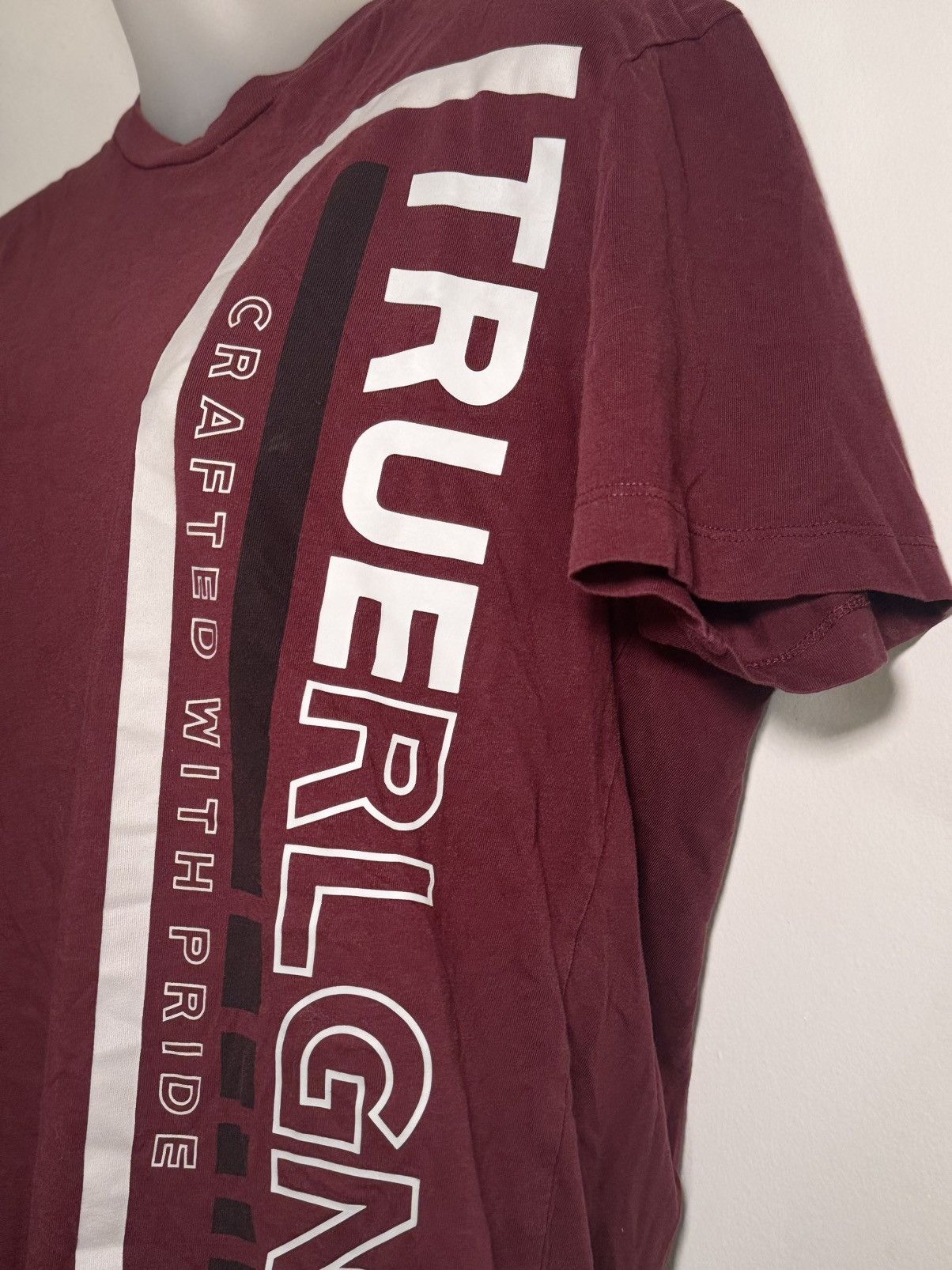 True Religion True Religion Burgundy Graphic Tee Size US S / EU 44-46 / 1 - 2 Thumbnail
