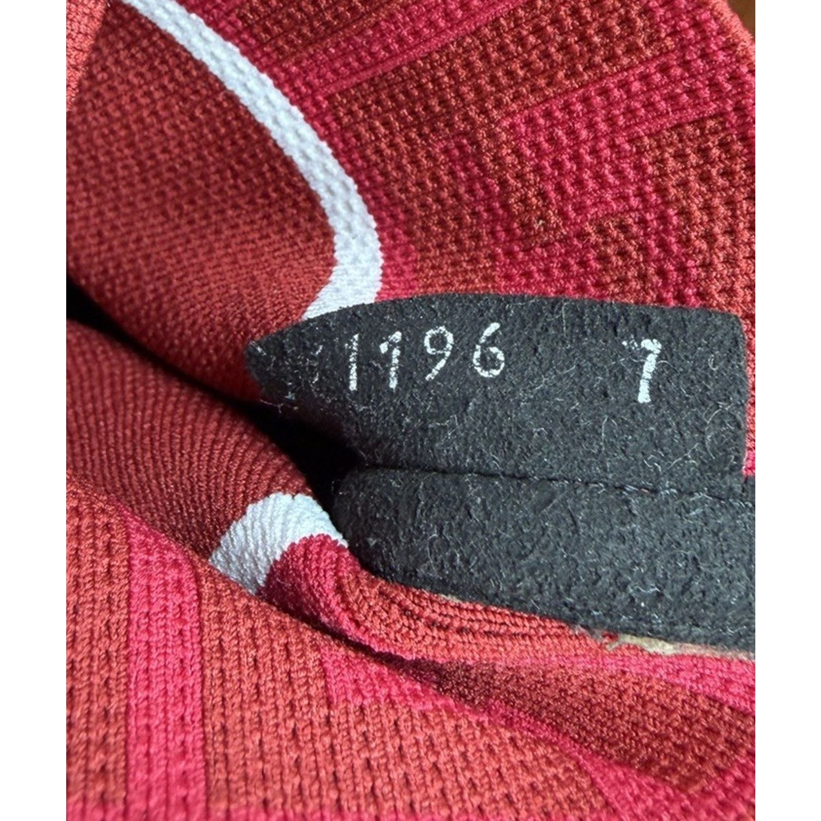Fendi Size 7 - Fendi Technical Knit Logo Red High Size US 7 / EU 40 - 7 Thumbnail