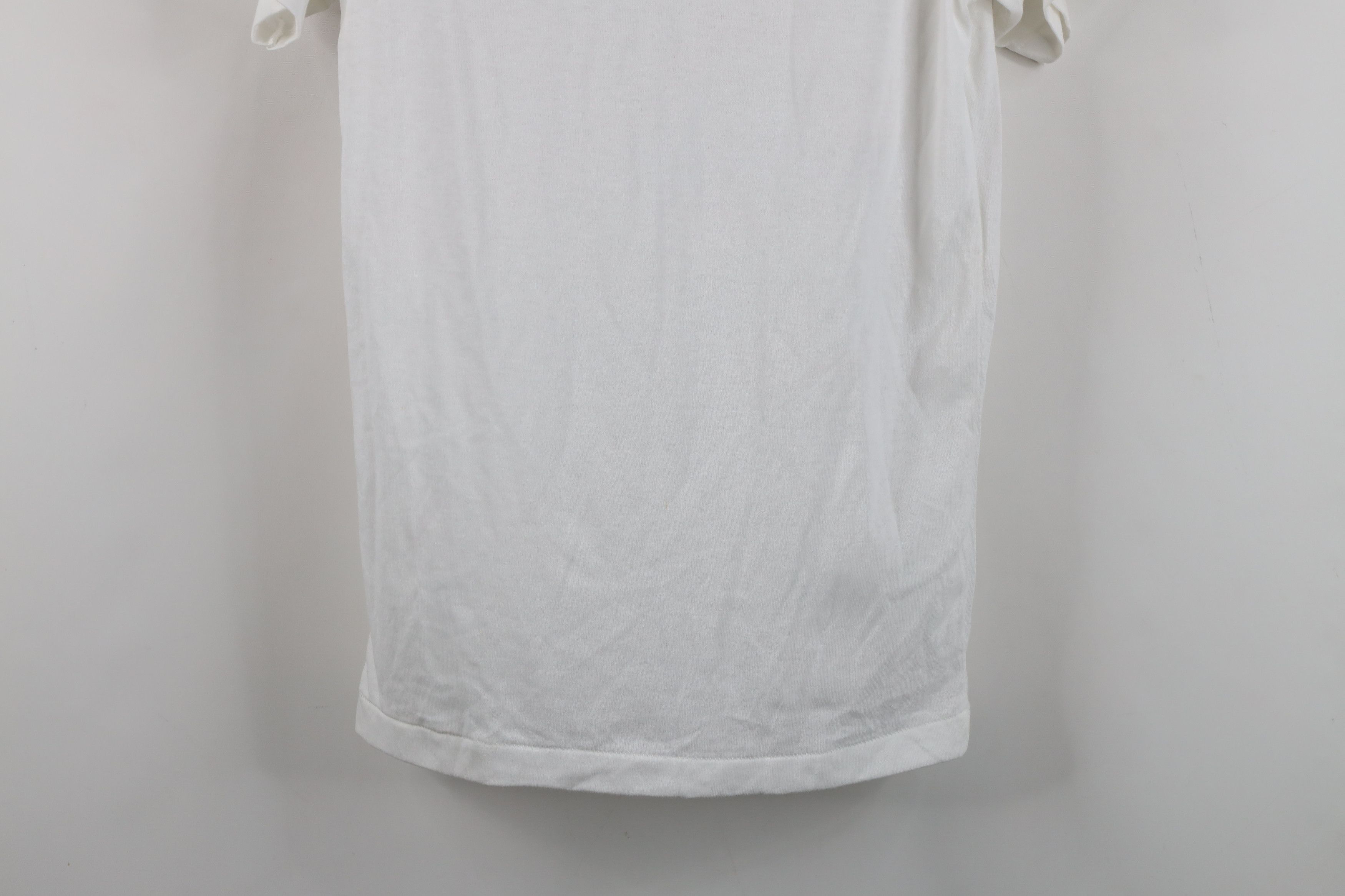 Vintage Deadstock Vintage 80s 90s Bike Henley T-Shirt White USA Size US S / EU 44-46 / 1 - 13 Thumbnail