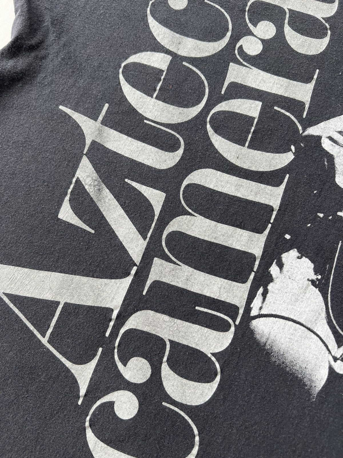 Band Tees Vintage 1988 Aztec Camera Tour 80s Pop Band Black T-shirt Size US L / EU 52-54 / 3 - 6 Thumbnail