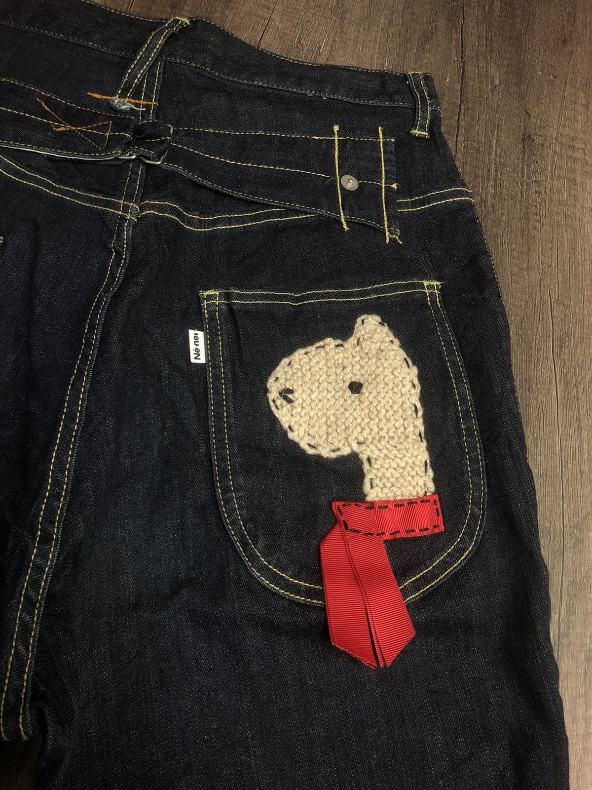 Issey Miyake × Ne-Net × Vintage Ne-net Issey Miyake Denim Jeans Japanese Designer Size 28" / US 6 / IT 42 - 7 Thumbnail