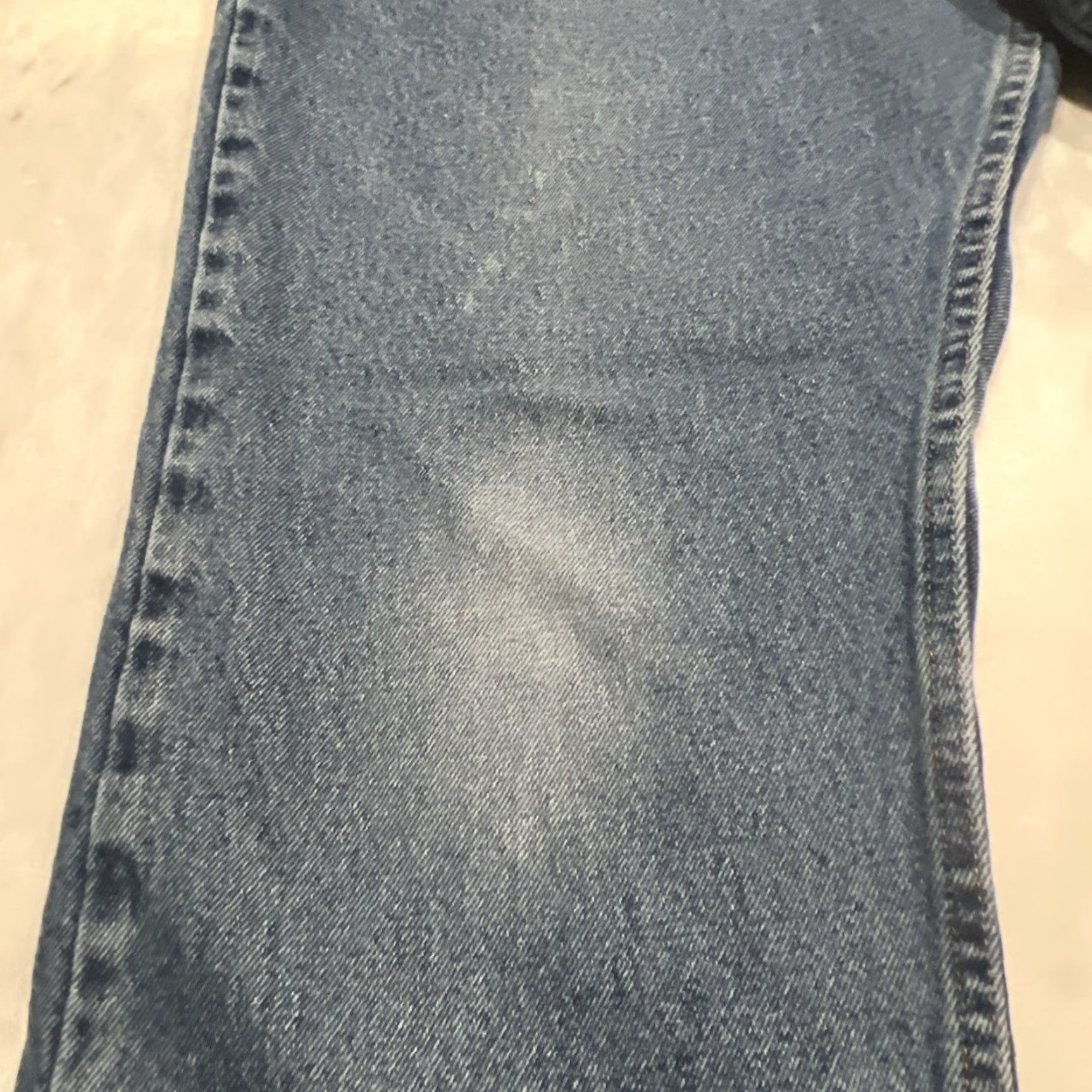 Wrangler VINTAGE Wrangler Jeans Men 38x30 9760WDR Relaxed Fit Cowboy Cut Denim Faded Thrashed Cowboy Men Jeans 38x30 Blue Distressed Pockets 5-Pocket Wrangler Size US 38 / EU 54 - 6 Thumbnail