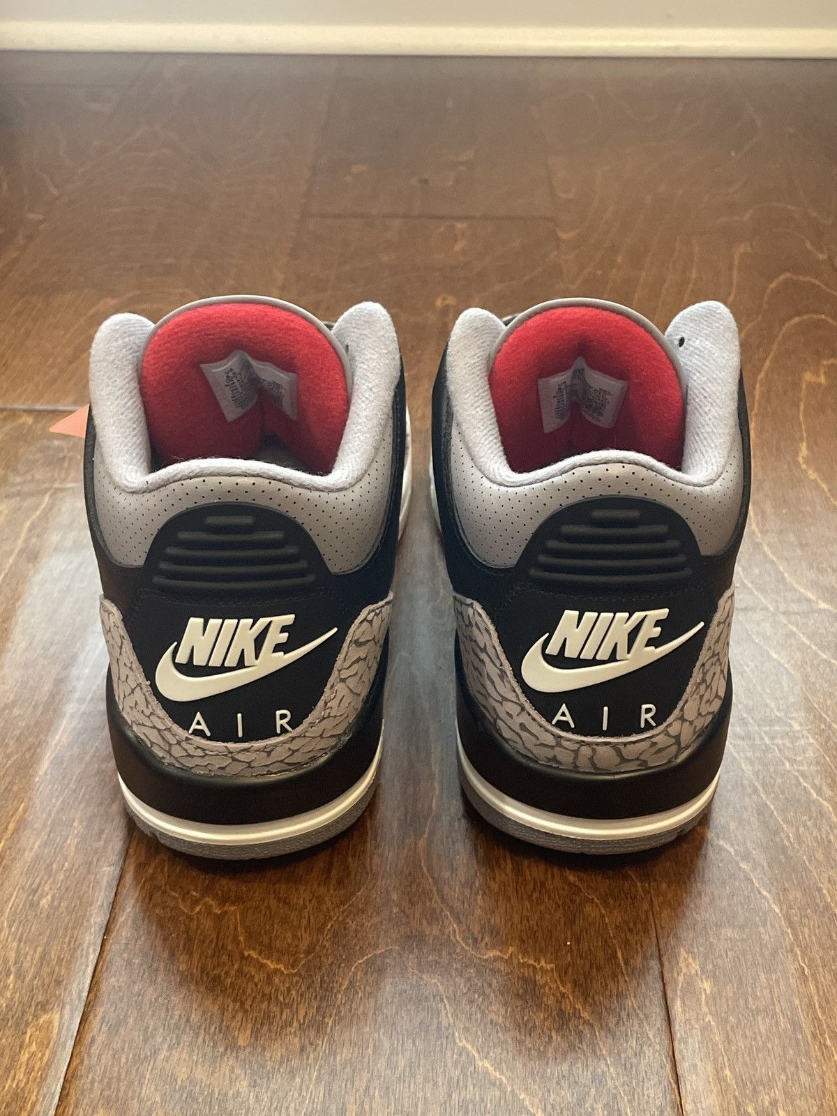 Jordan Brand Air Jordan Retro 3 “Black Cement” 2024 Size US 8.5 / EU 41-42 - 4 Thumbnail