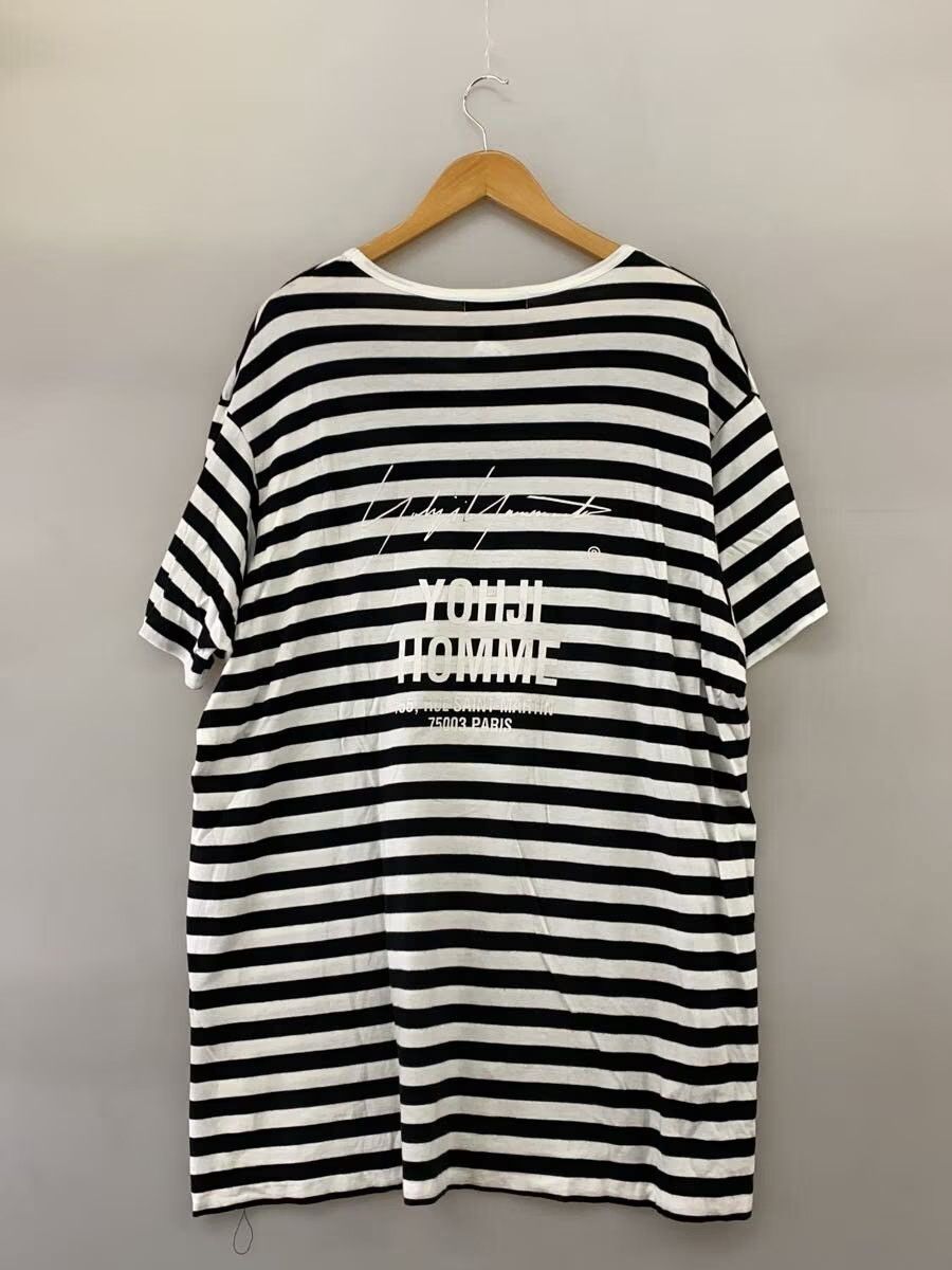 Yohji Yamamoto Striped Back Logo Tee Size US M / EU 48-50 / 2 - 1 Thumbnail