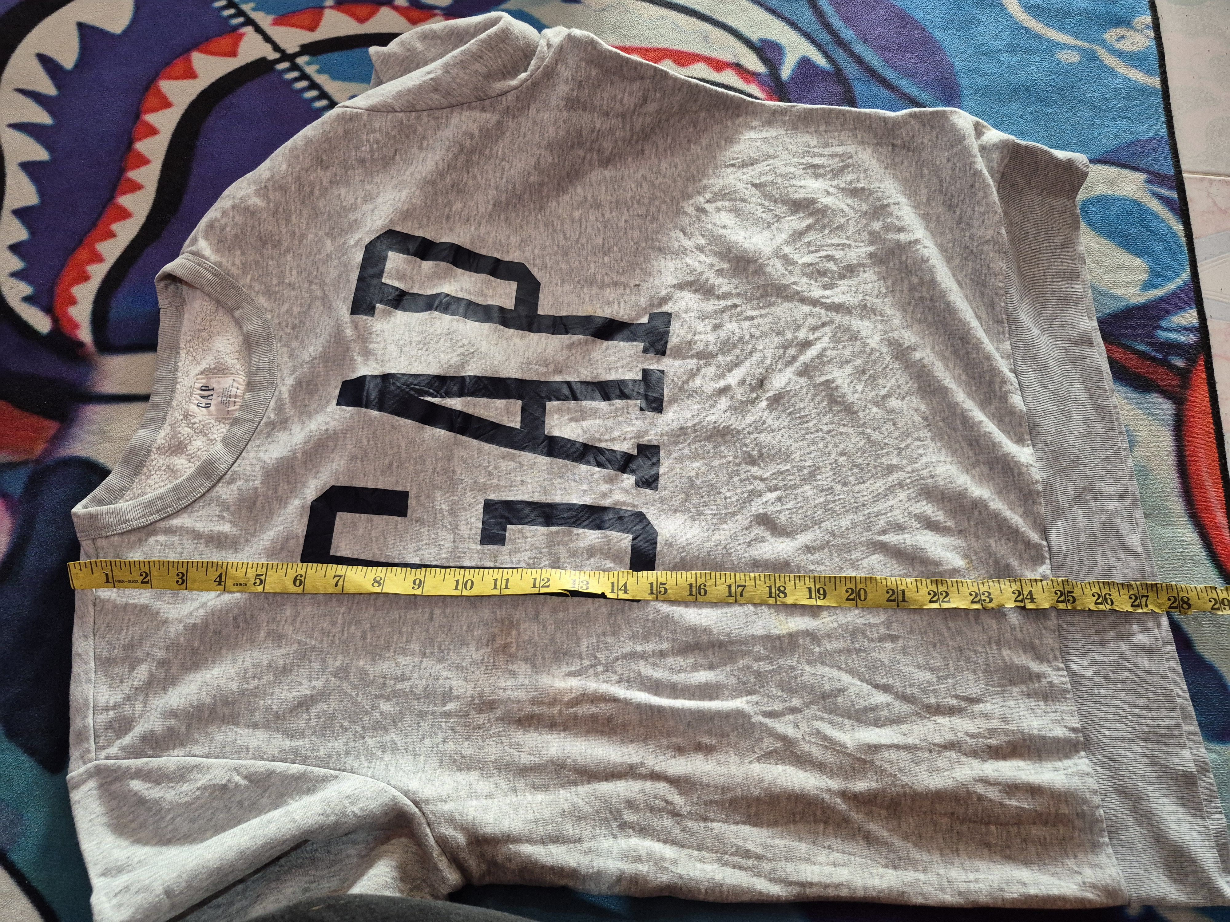 Gap 🔥 GAP Big Logo Spellout Sweatshirt Size US XL / EU 56 / 4 - 12 Thumbnail