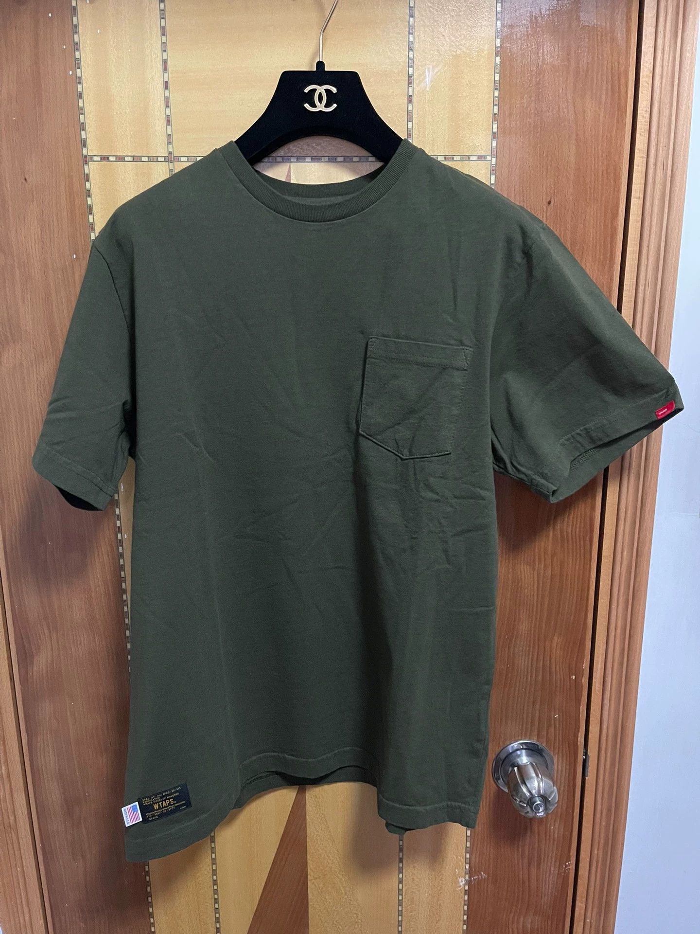 Wtaps WTAPS Gold Label L Olive Green USA Short Sleeve Tee Size US L / EU 52-54 / 3 - 1 Thumbnail