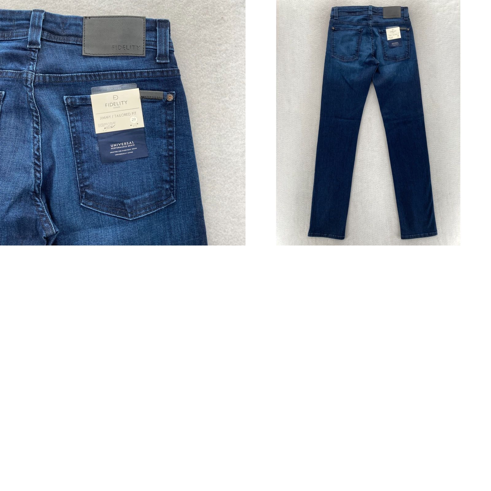 Vintage Fidelity Denim Jimmy Jeans Mens 29x34 Slim Straight Akira Blue Stretch Denim NWT Denim Jeans Mens 29x34 Slim Straight Akira Blue Stretch NWT Size US 29 - 9 Thumbnail