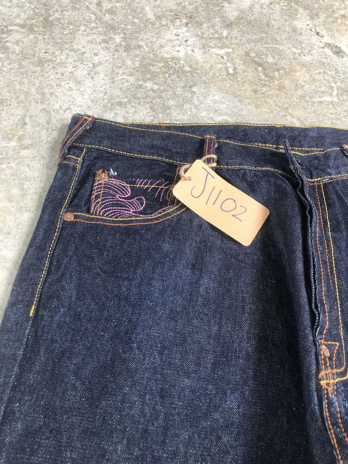 RMC Jeans Red Monkey Company Embroidered Naked Size US 36 / EU 52 - 15 Thumbnail